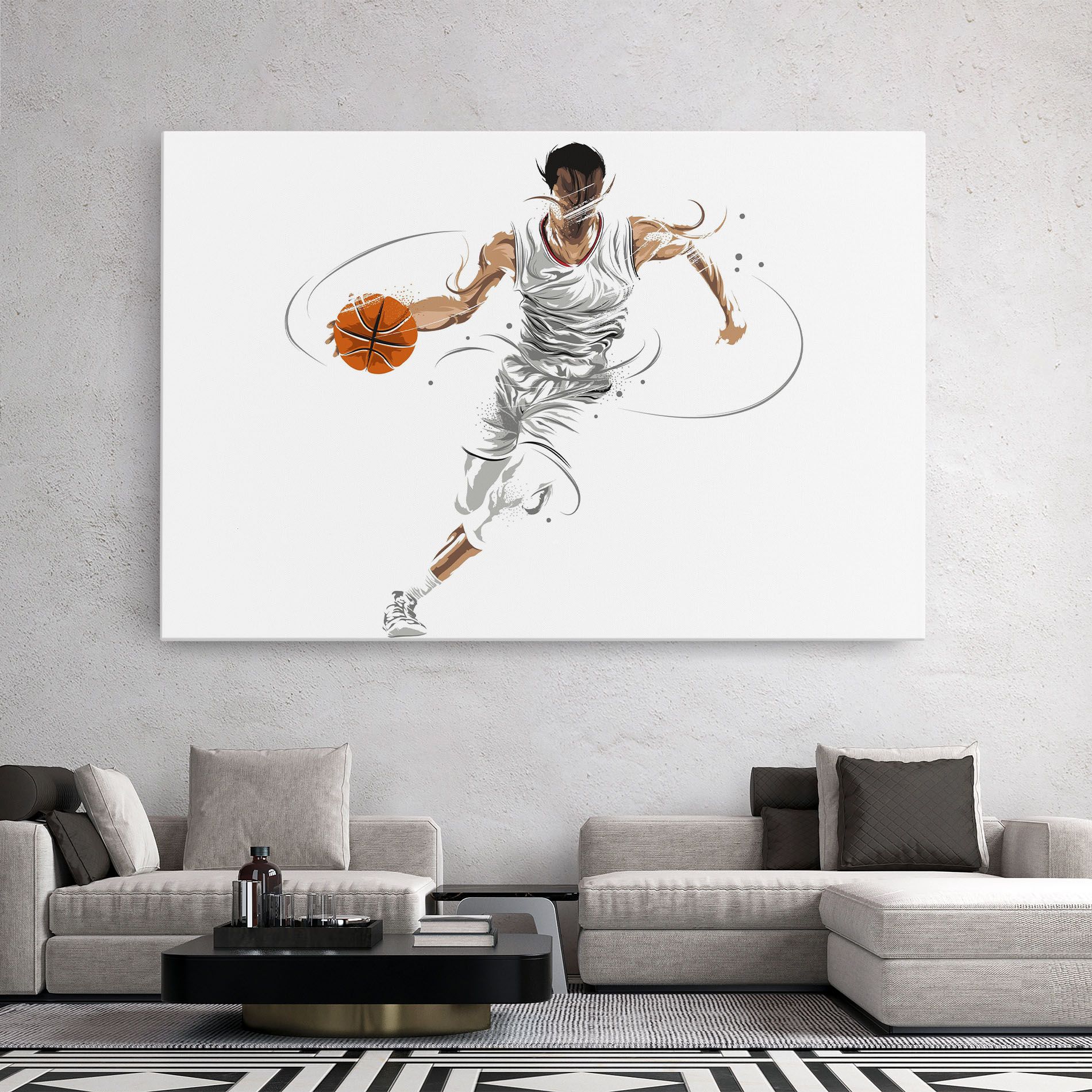 Dribbling Basketbal mockup 2