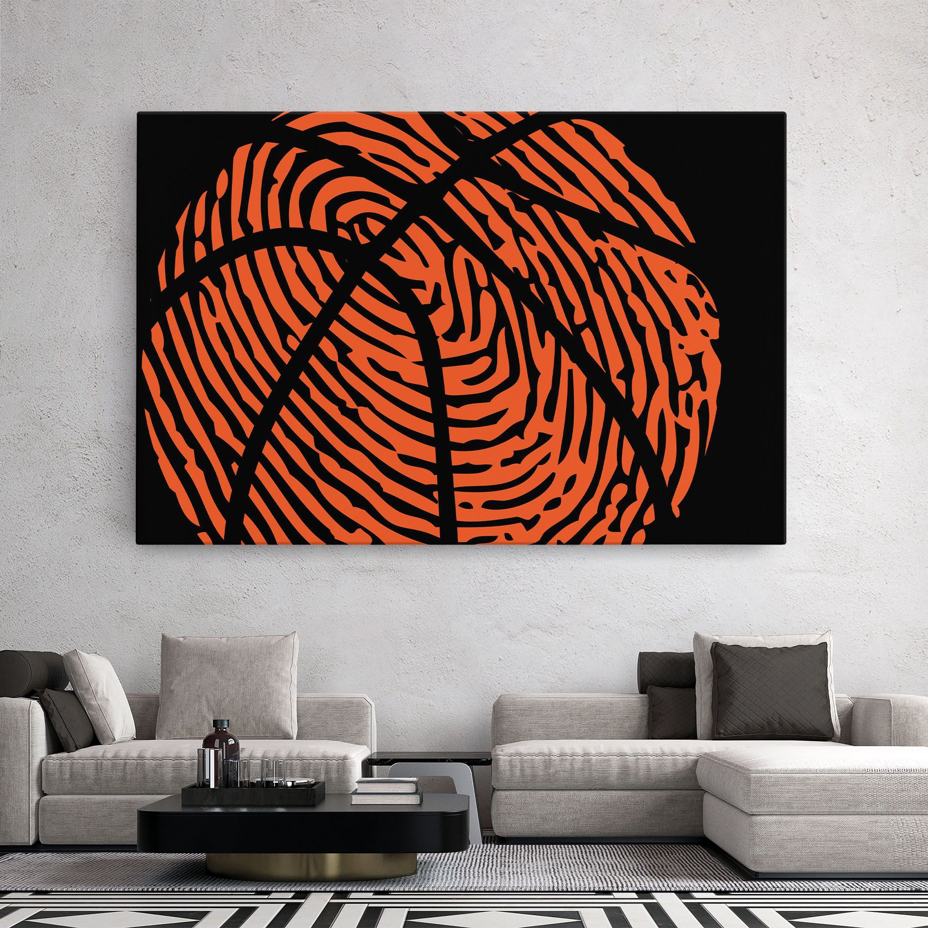 Fingerprint Basketball mockup 2