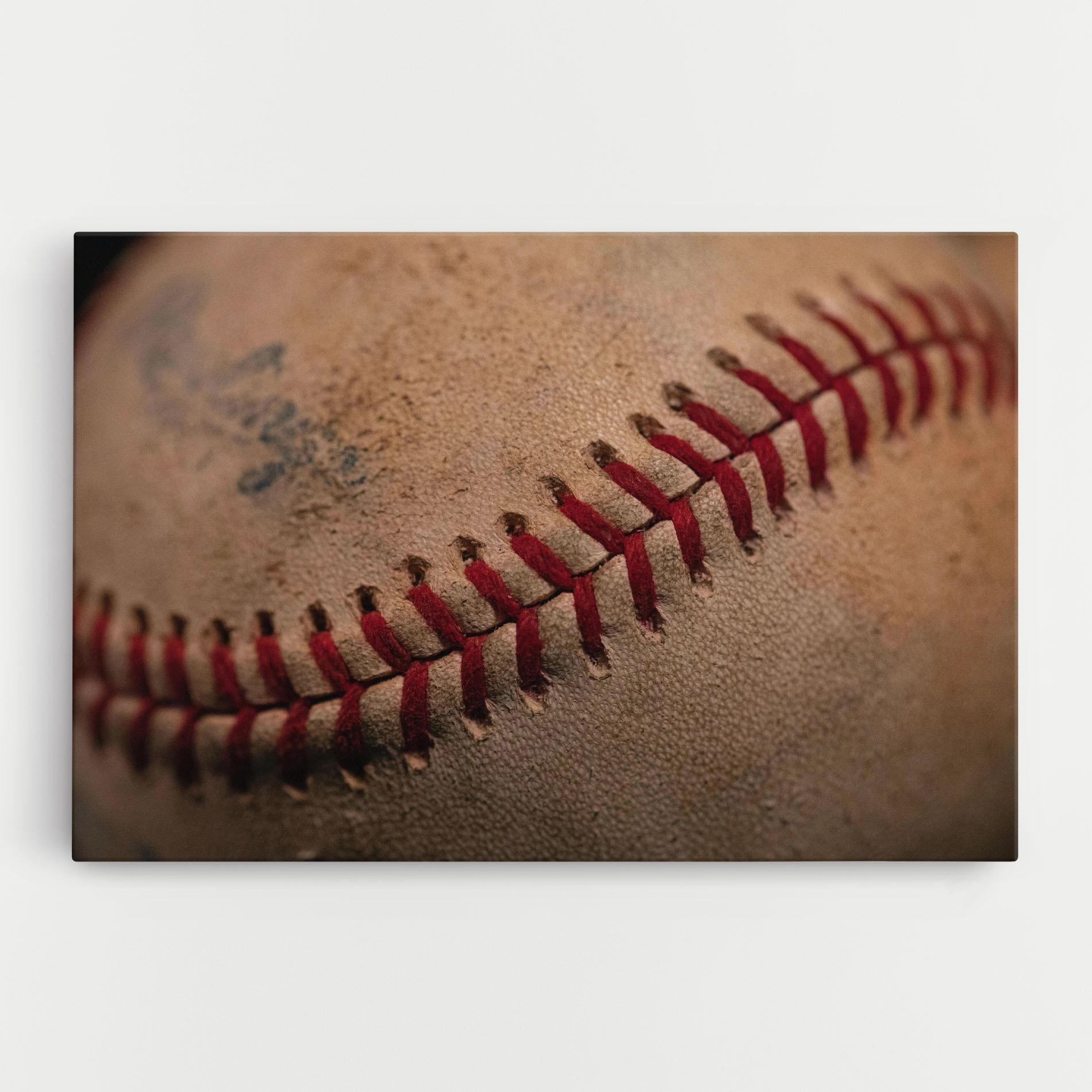 Leinwandbild Baseball Ball Close Up mockup 0