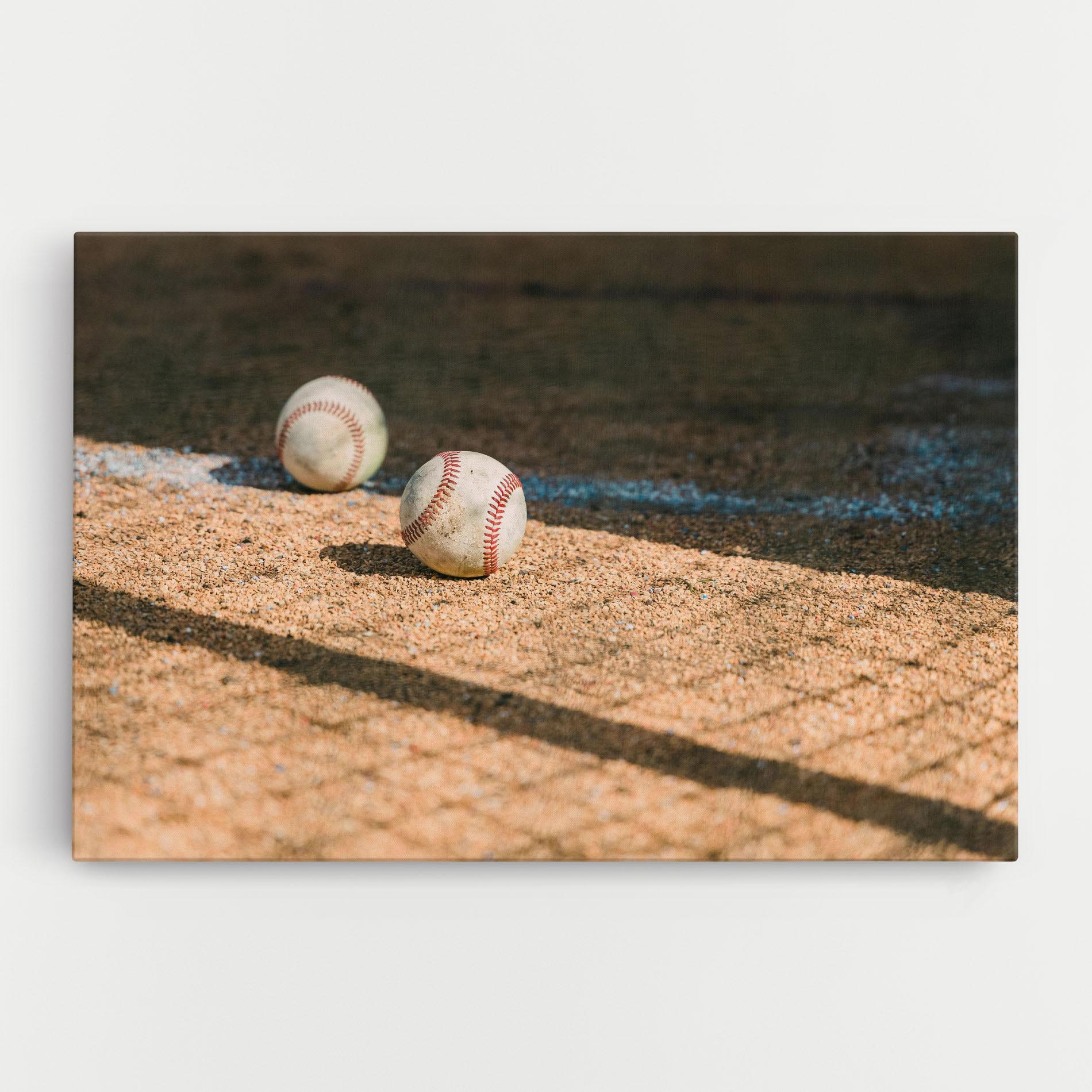 Leinwandbild Baseball Balls mockup 0