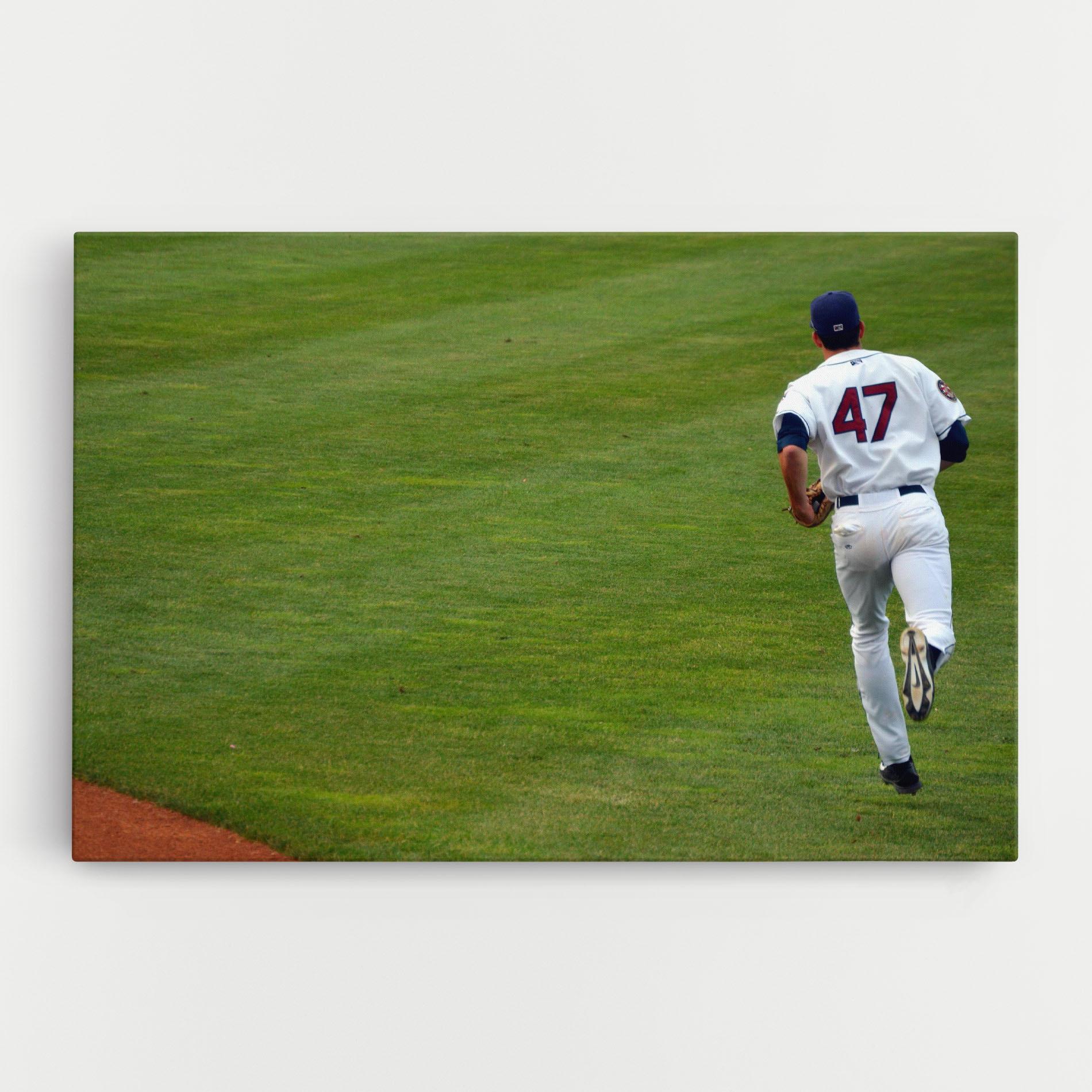 Leinwandbild Baseball Player mockup 0