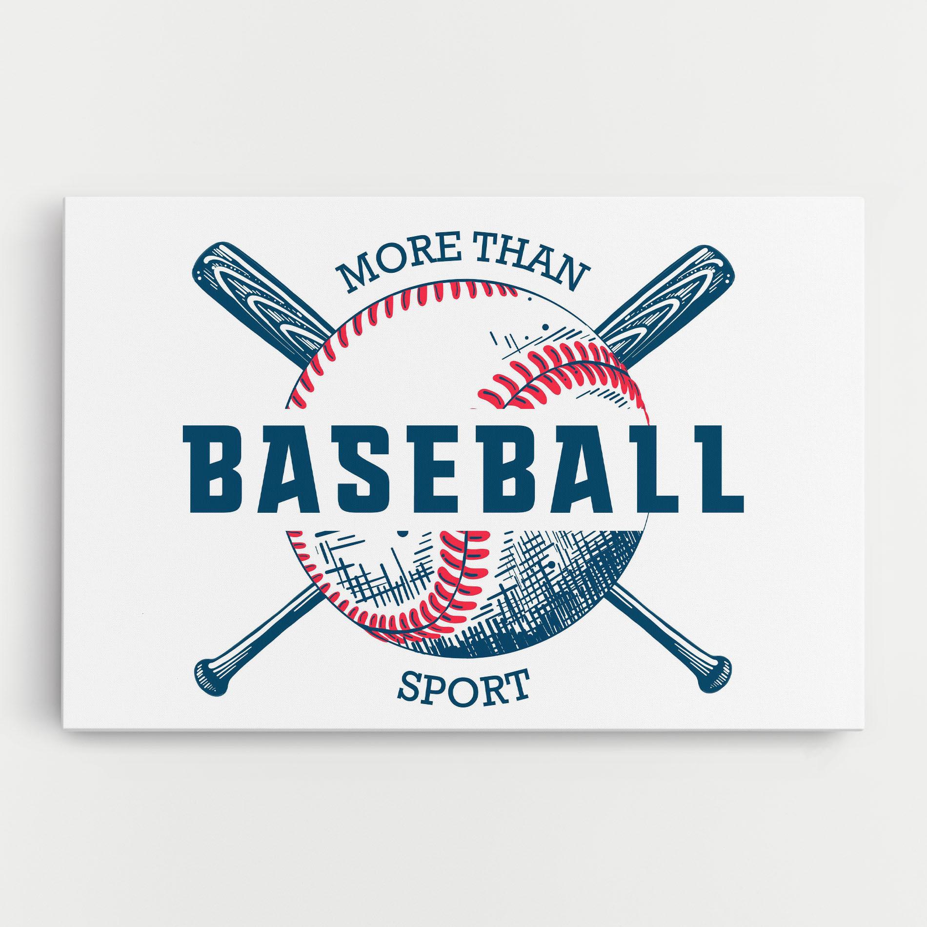 Leinwandbild Baseball Sport mockup 0