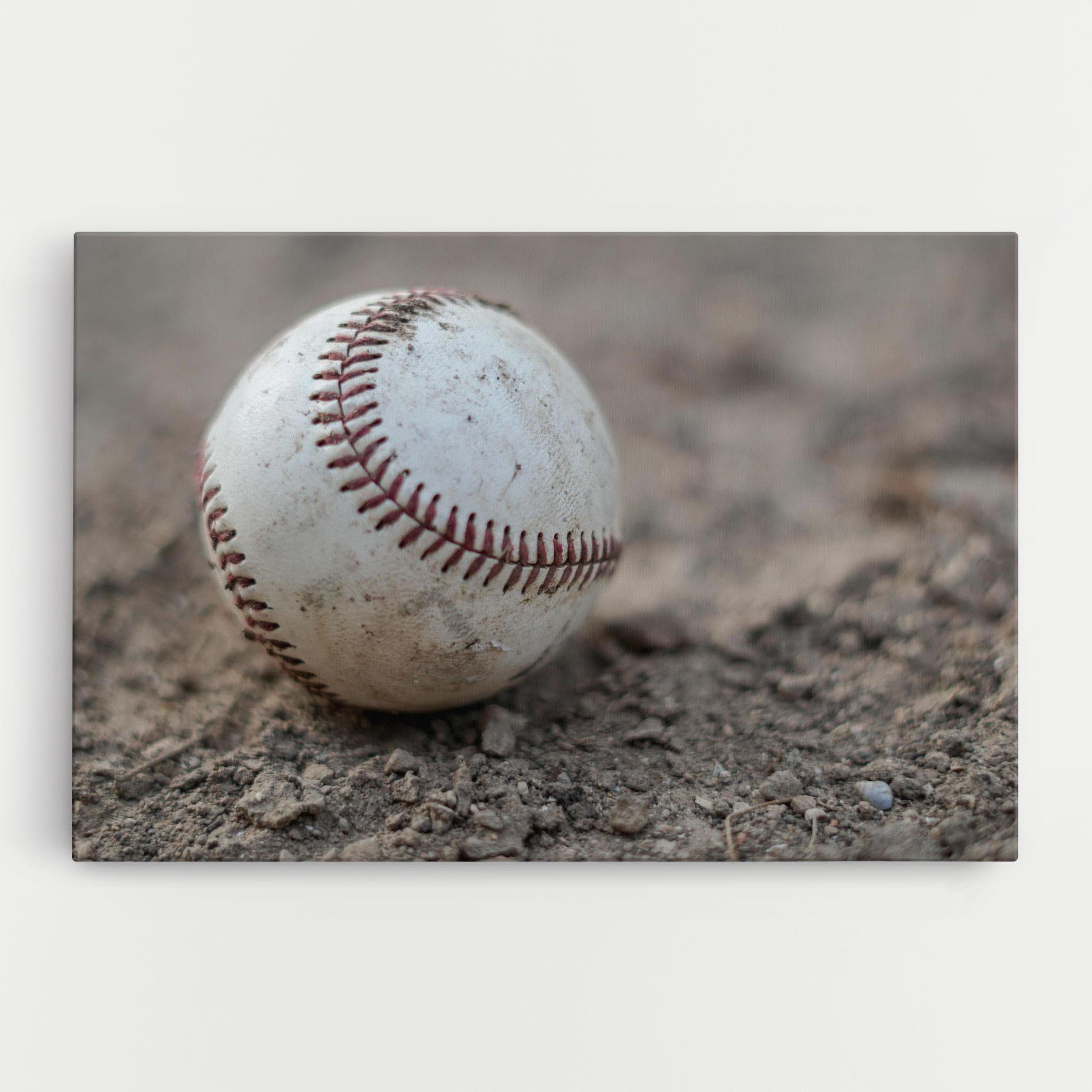 Leinwandbild Dusty Baseball Ball mockup 0