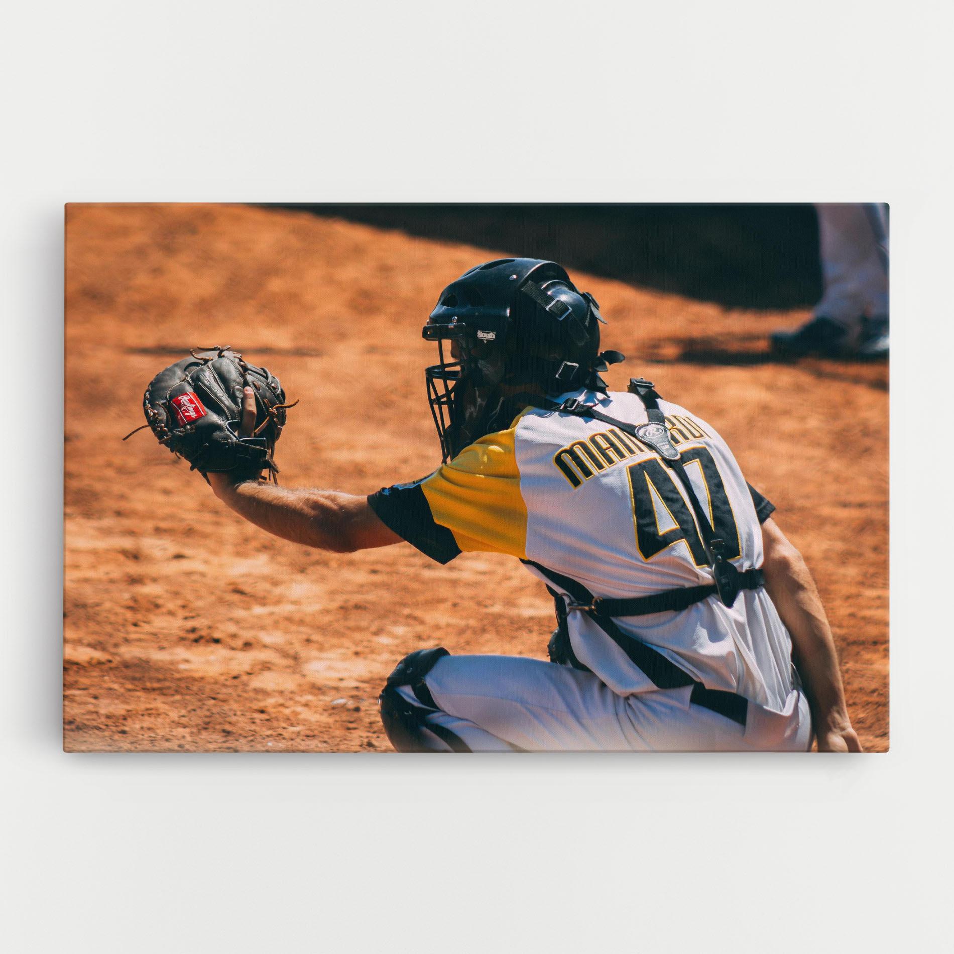Leinwandbild Number 47 Baseball mockup 0
