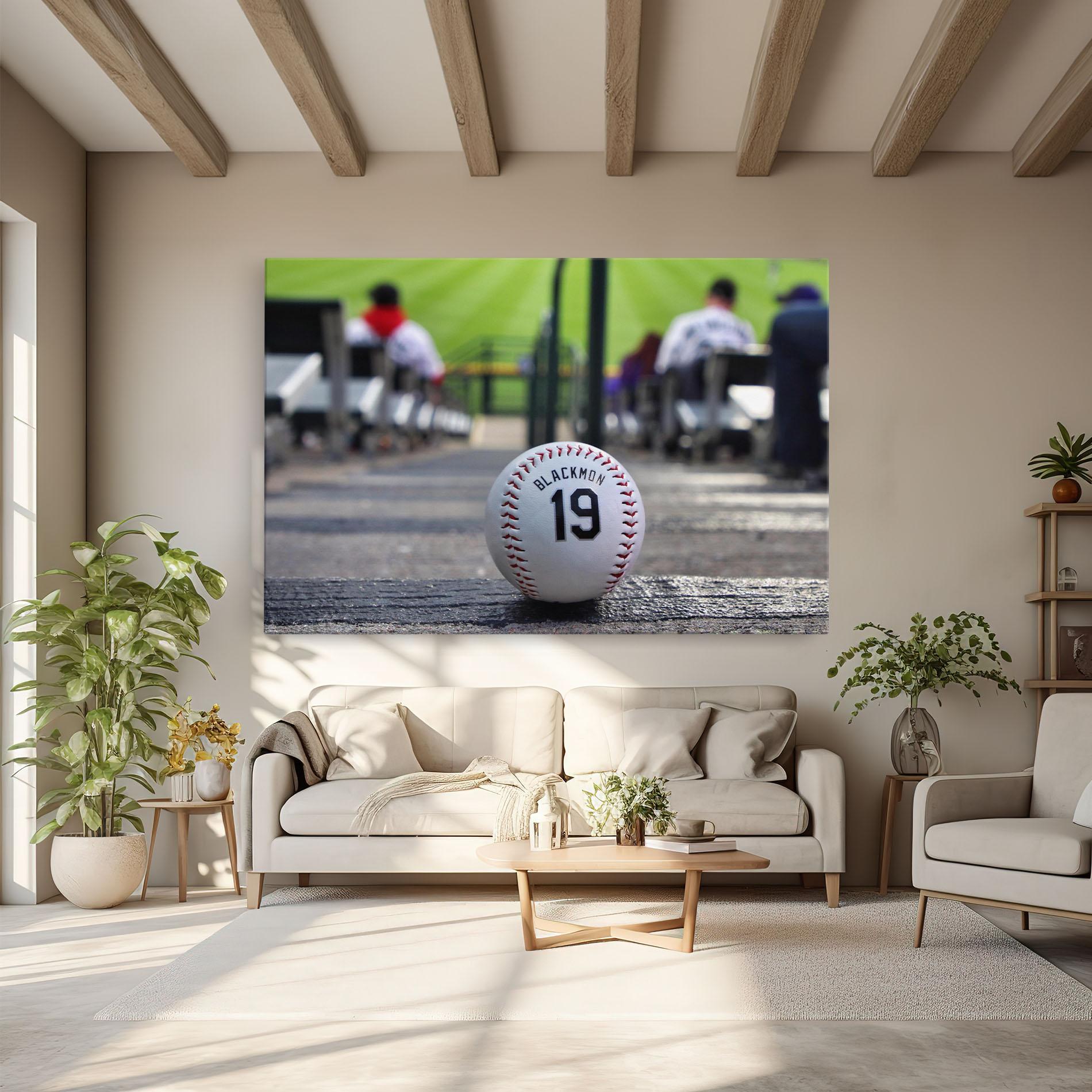 Leinwandbild Baseball Nr 19 mockup 6