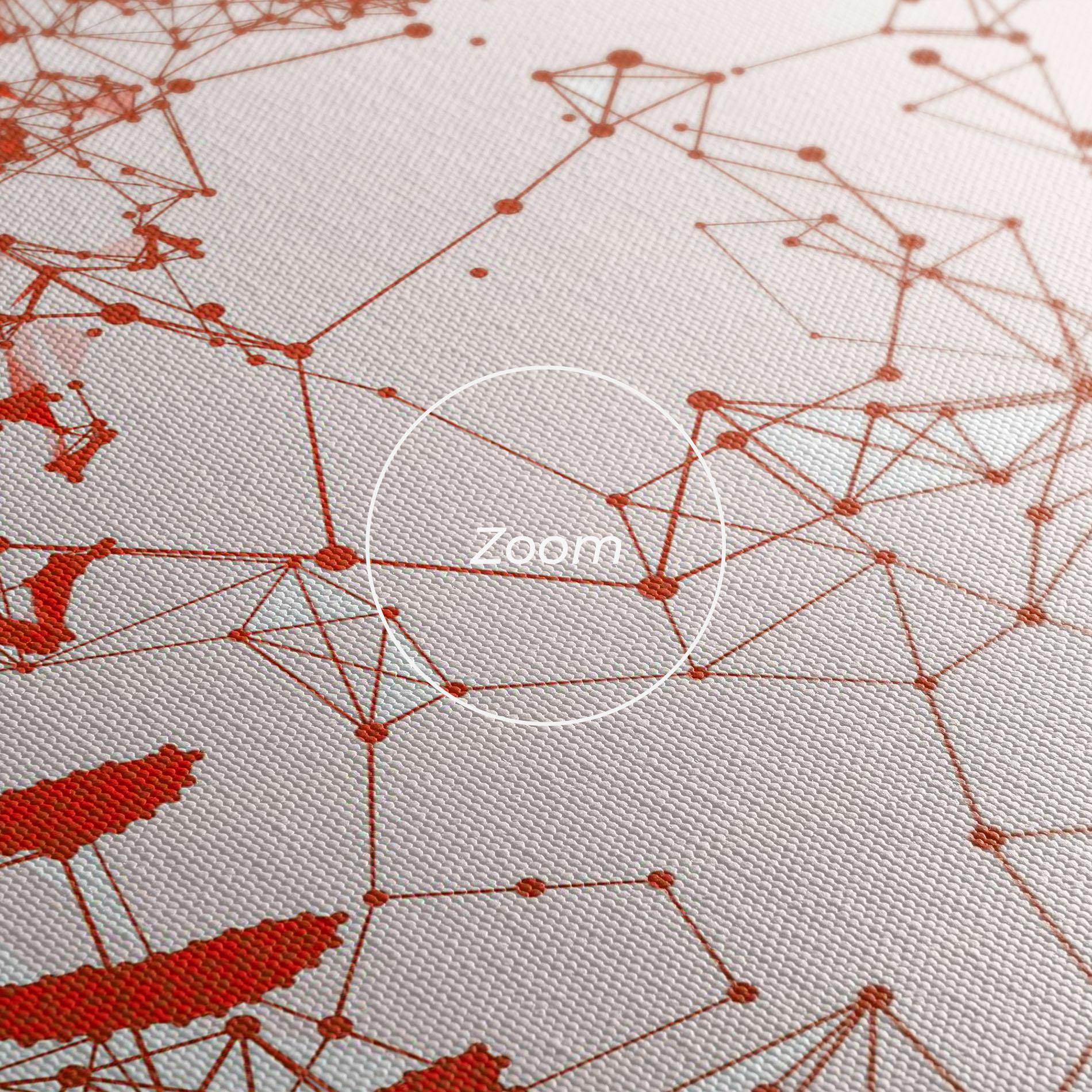 Leinwandbild Baseball Line Art mockup 3