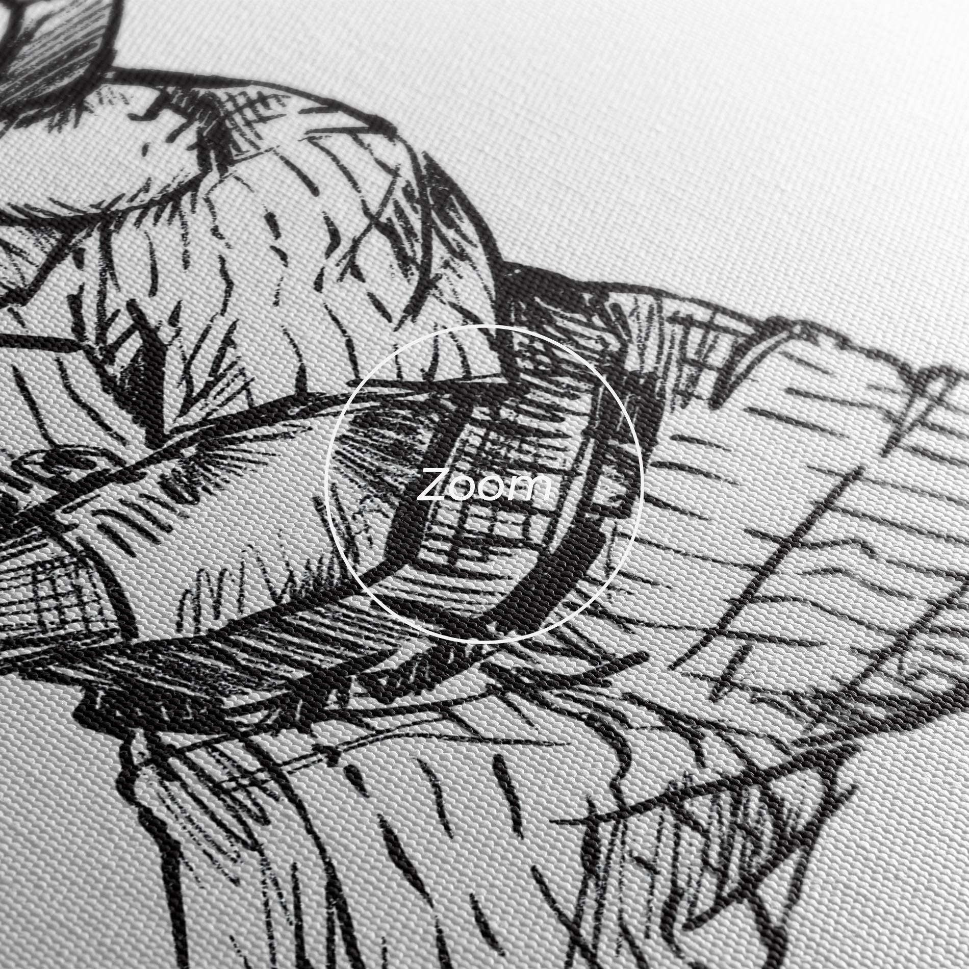 Leinwandbild Baseball Play mockup 3