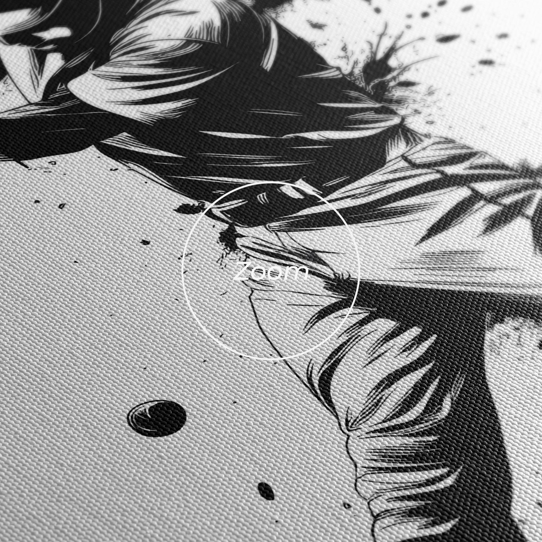 Leinwandbild Baseball Splash mockup 3