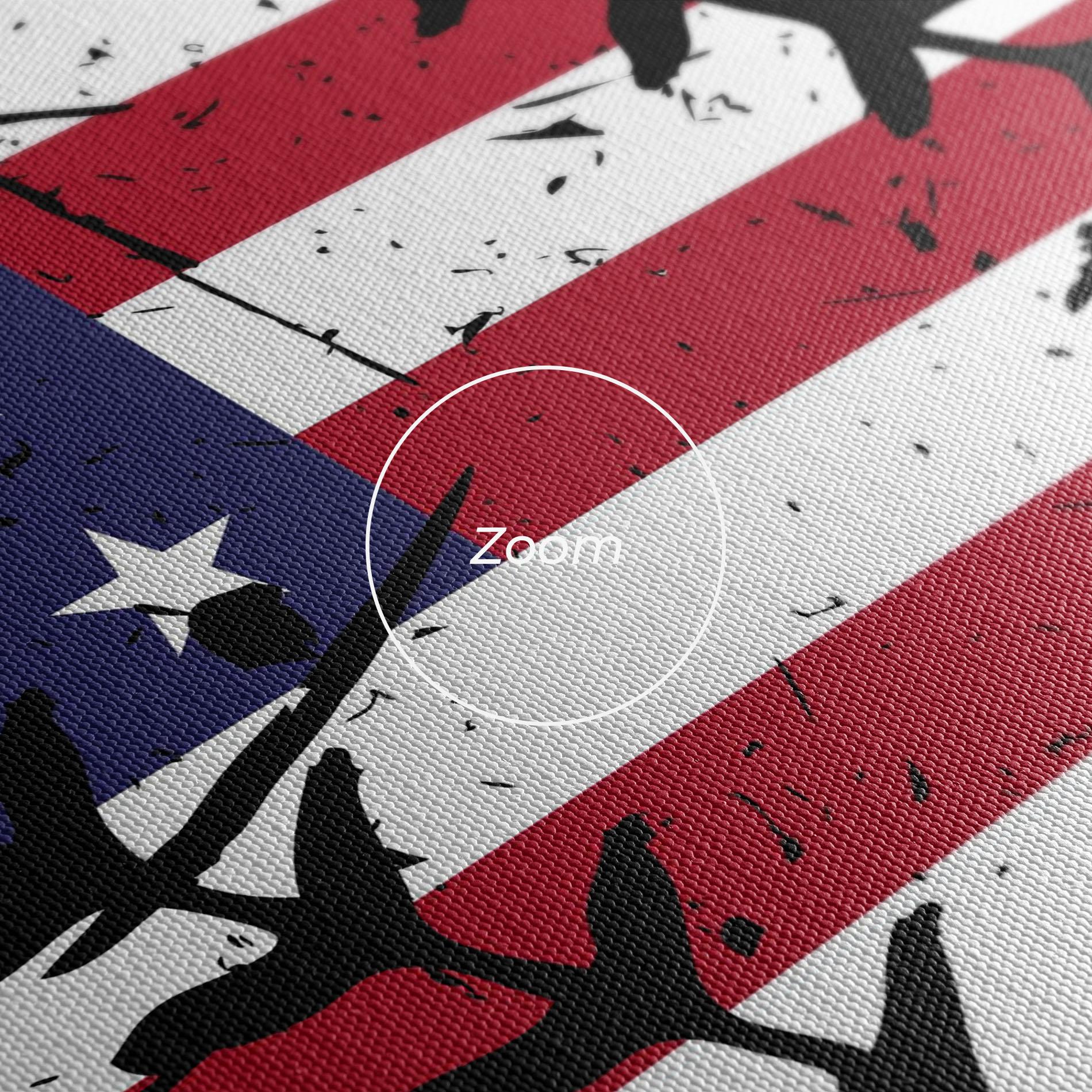 Leinwandbild Baseball Usa mockup 3