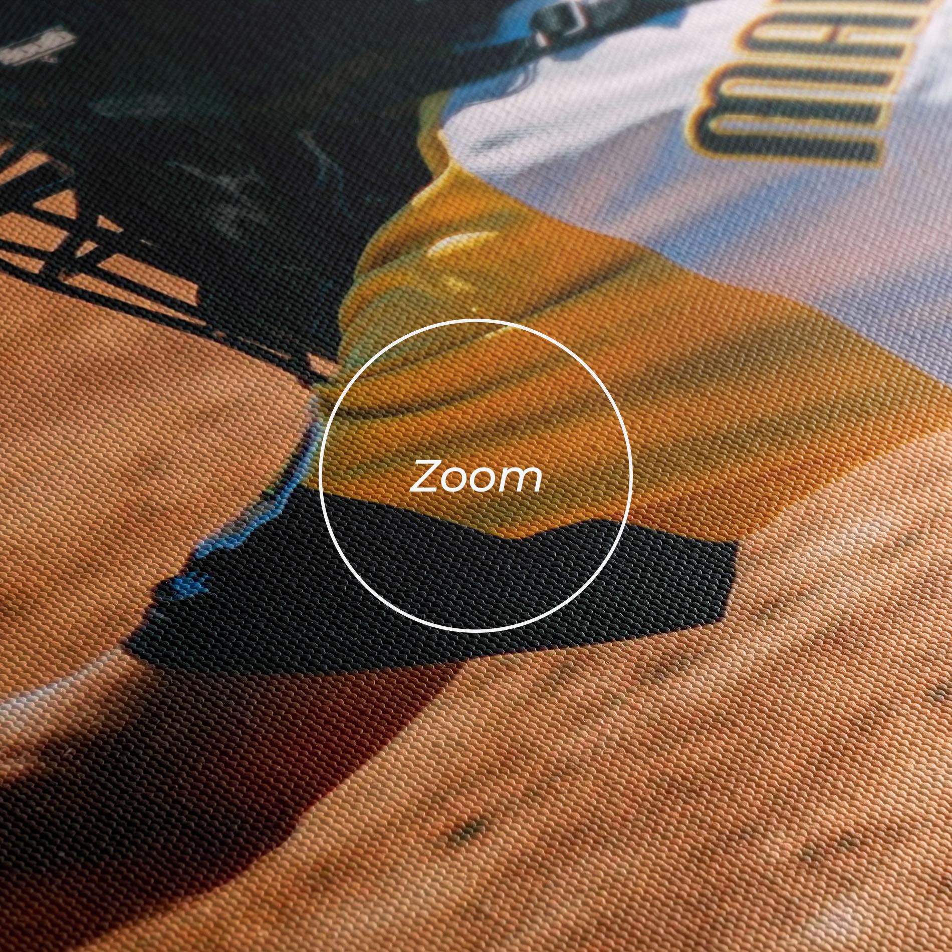 Leinwandbild Number 47 Baseball mockup 3