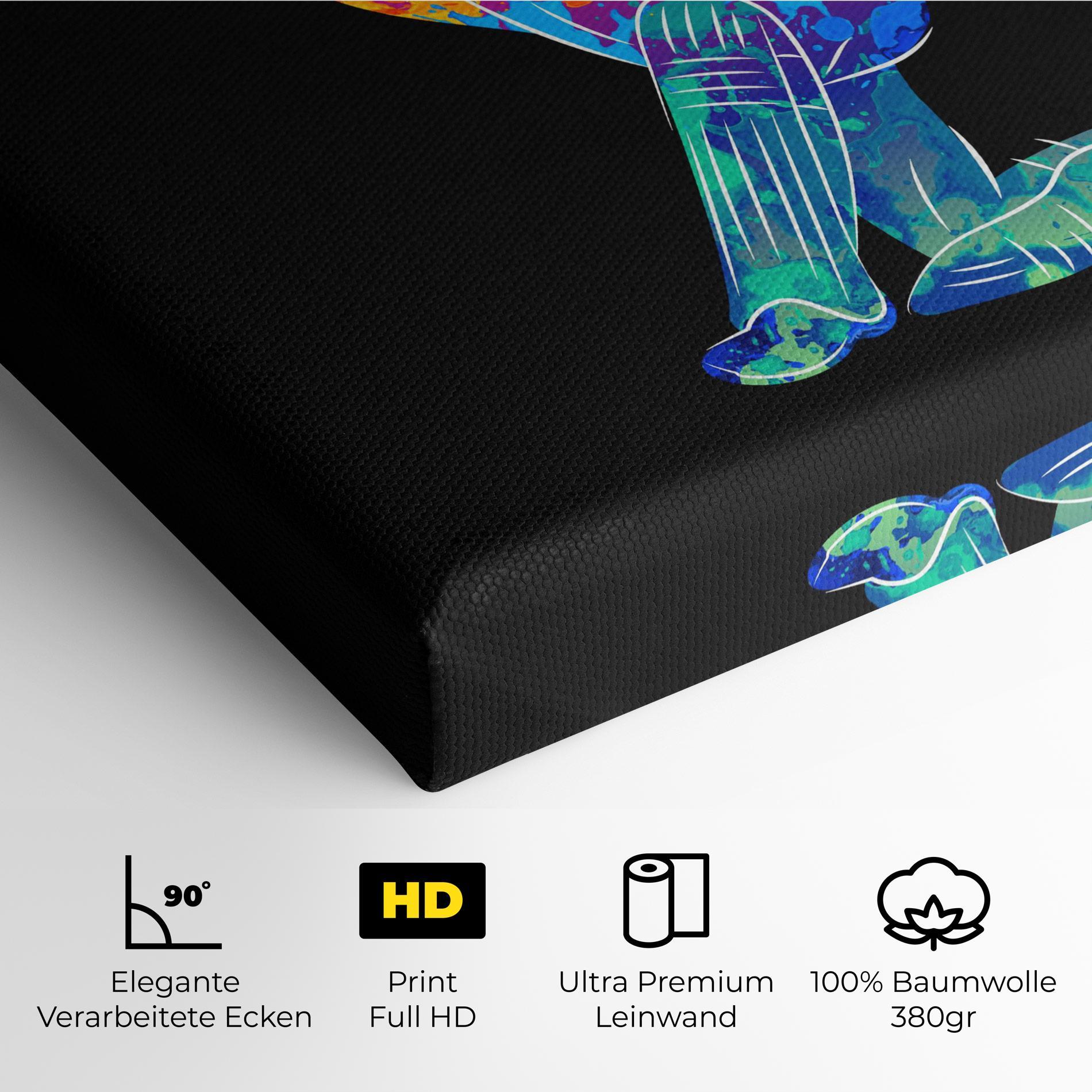 Leinwandbild Baseball Color Art mockup 4