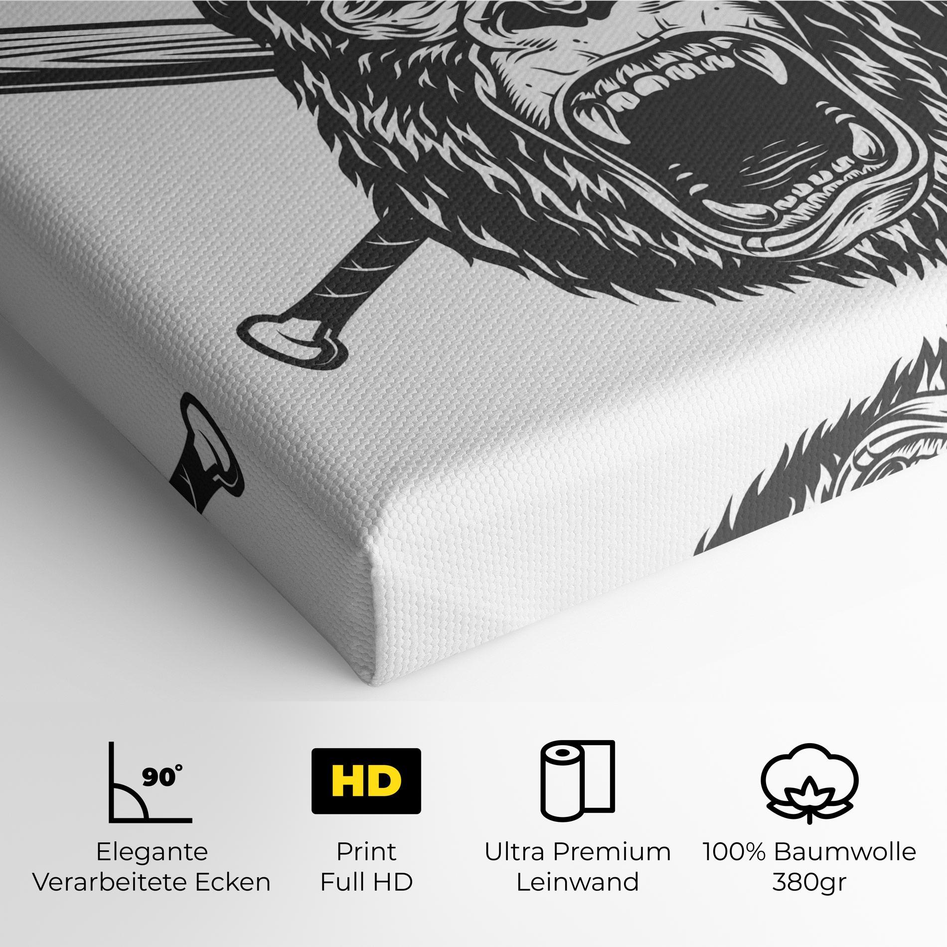Leinwandbild Baseball Gorilla mockup 4