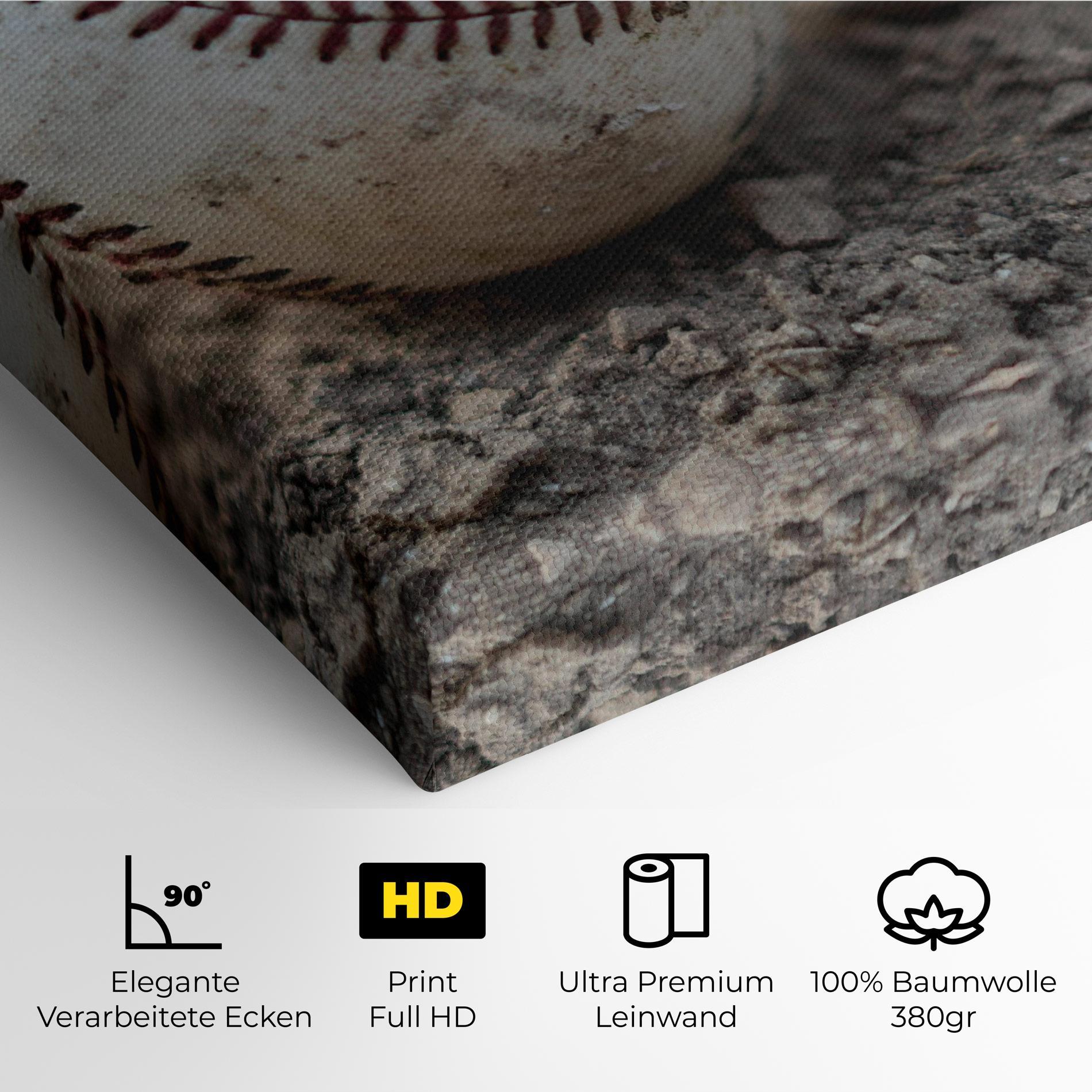 Leinwandbild Dusty Baseball Ball mockup 4