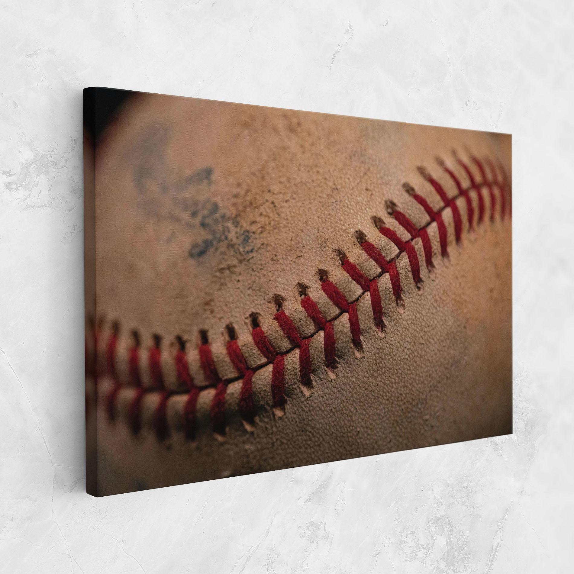 Leinwandbild Baseball Ball Close Up mockup 1
