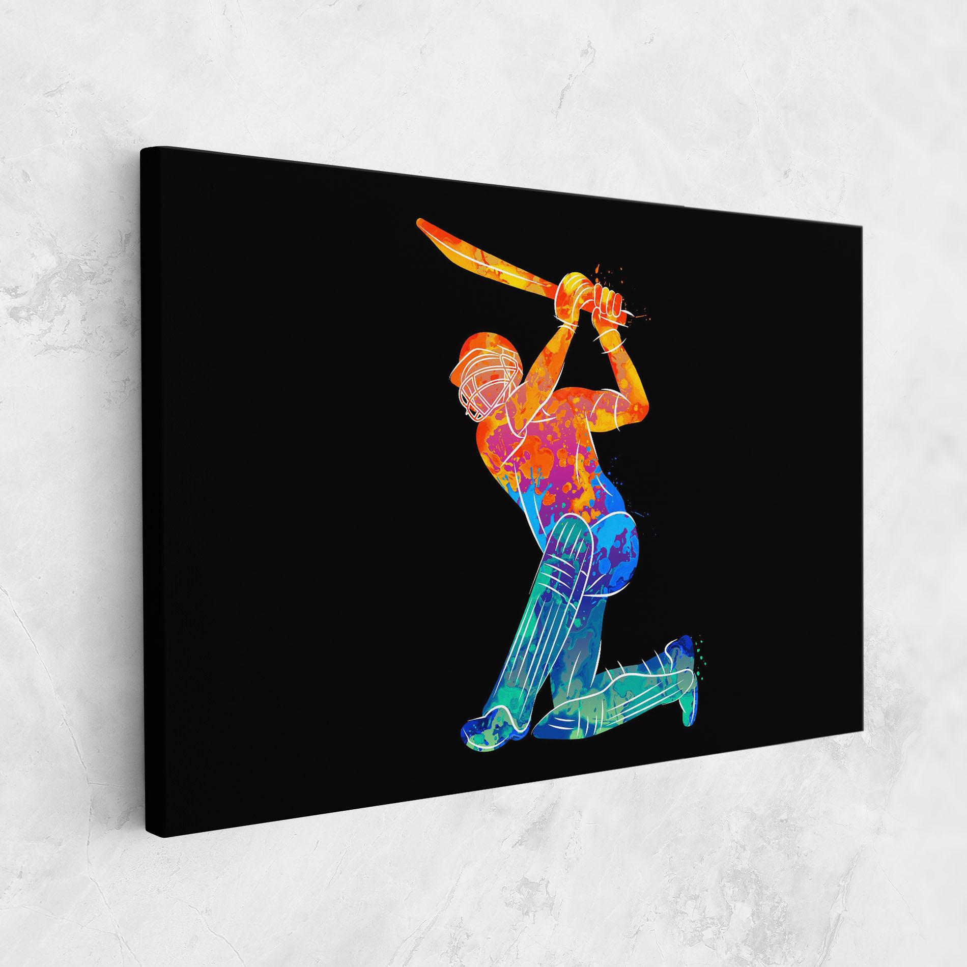 Leinwandbild Baseball Color Art mockup 1