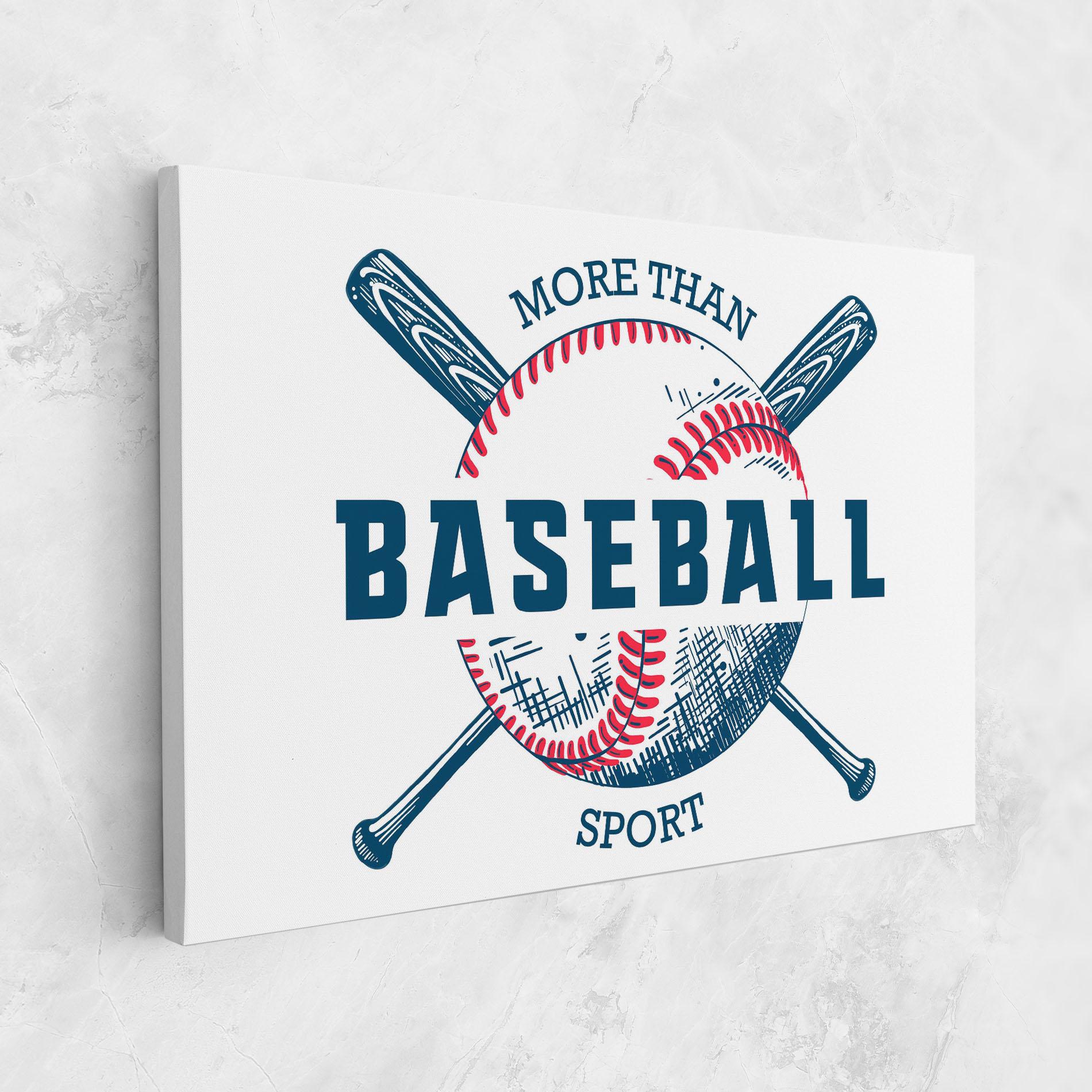 Leinwandbild Baseball Sport mockup 1