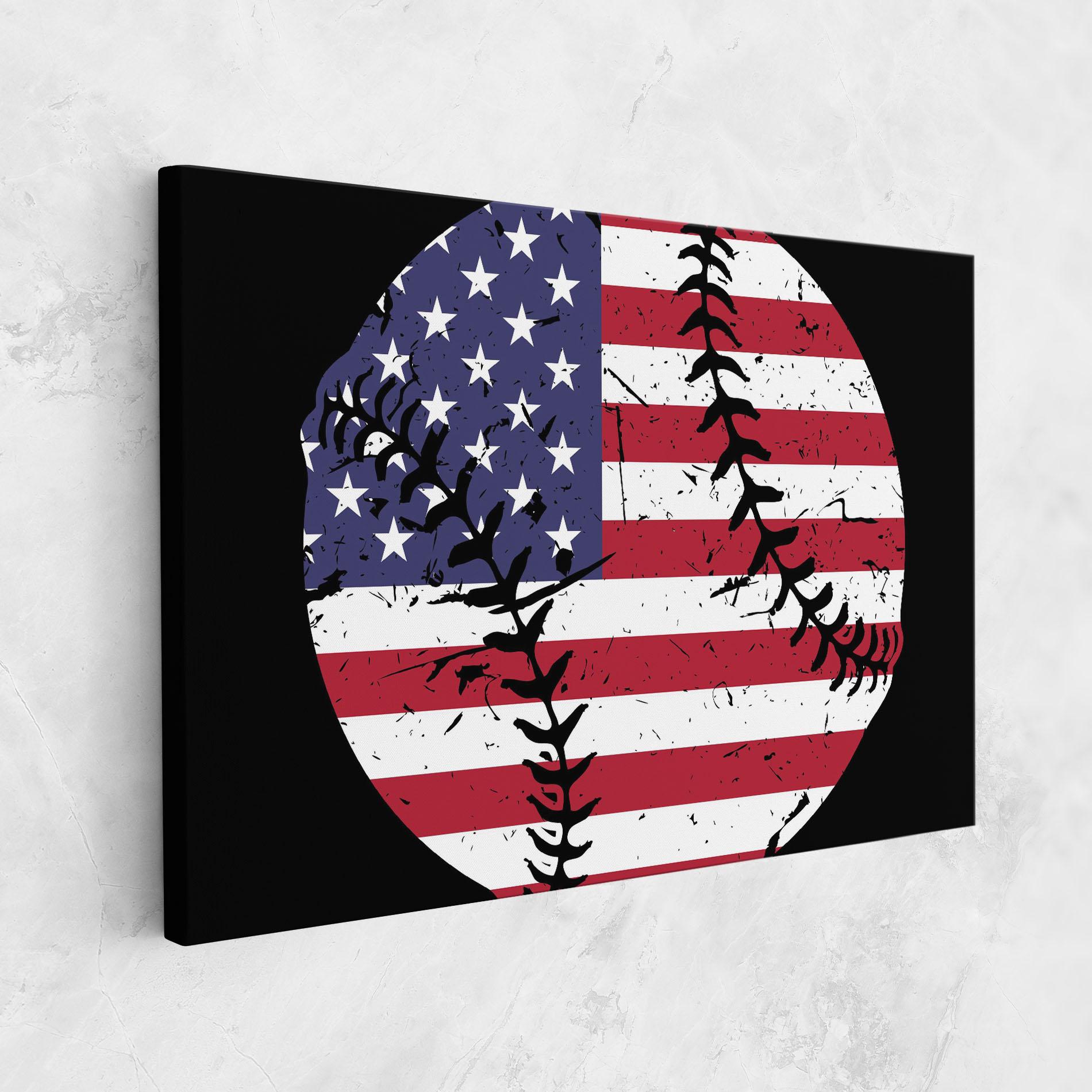 Leinwandbild Baseball Usa mockup 1