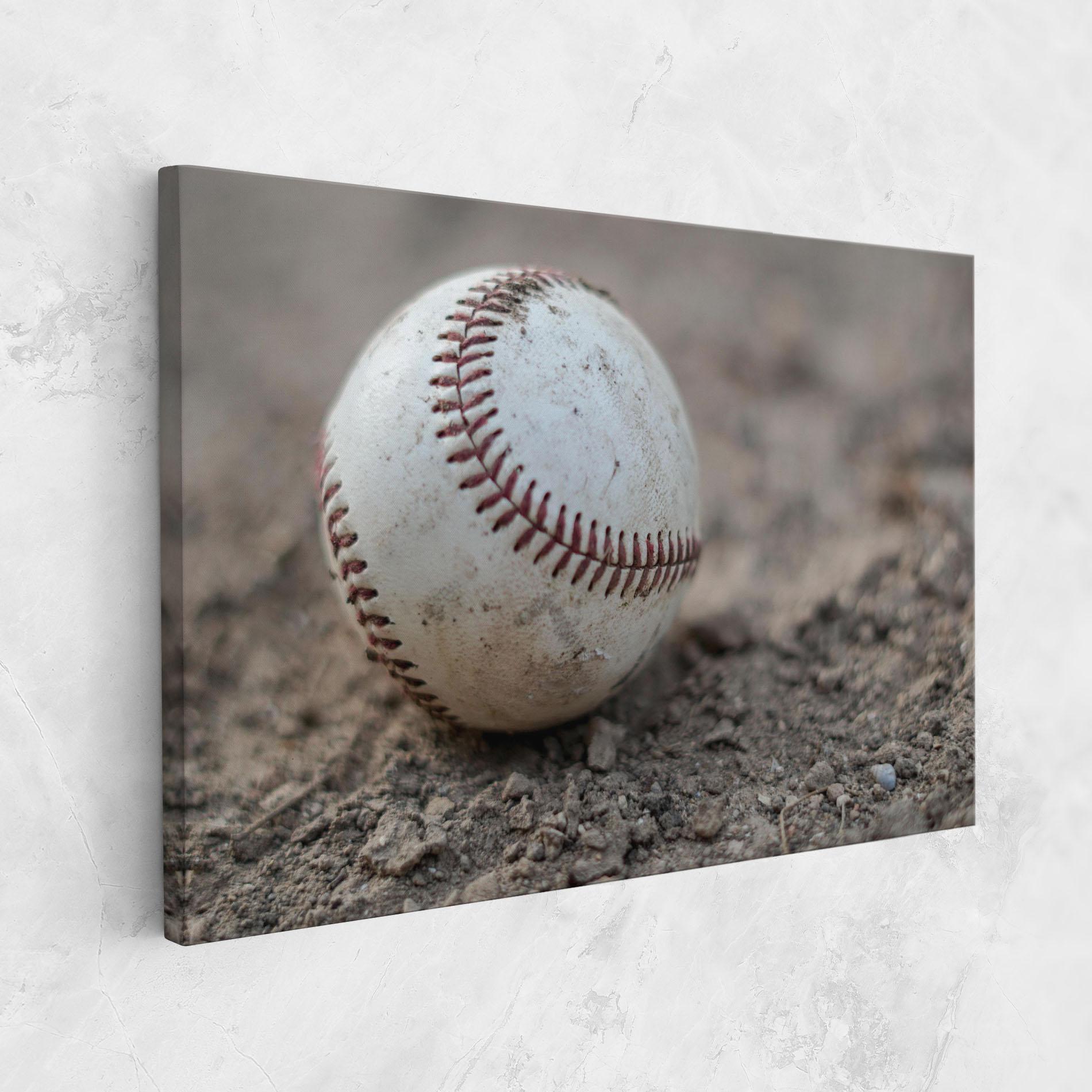Leinwandbild Dusty Baseball Ball mockup 1
