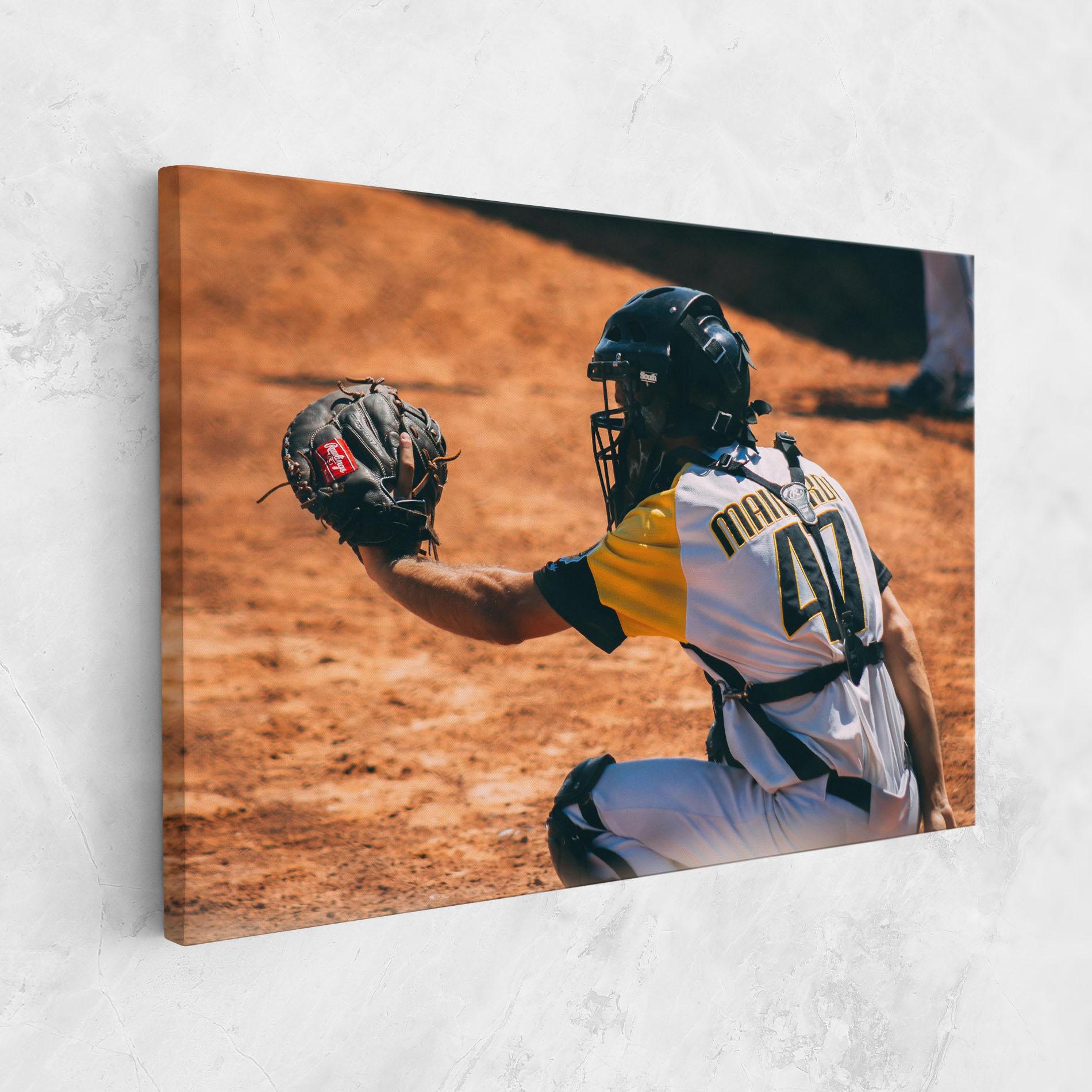 Leinwandbild Number 47 Baseball mockup 1