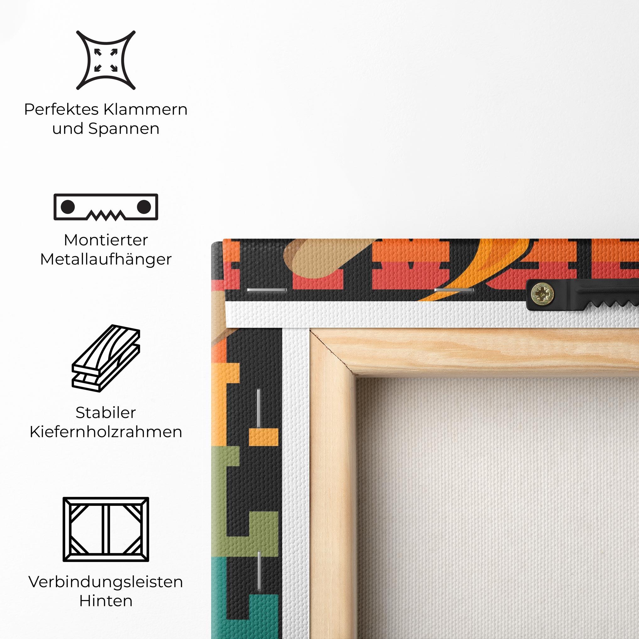 Leinwandbild Baseball Color mockup 5