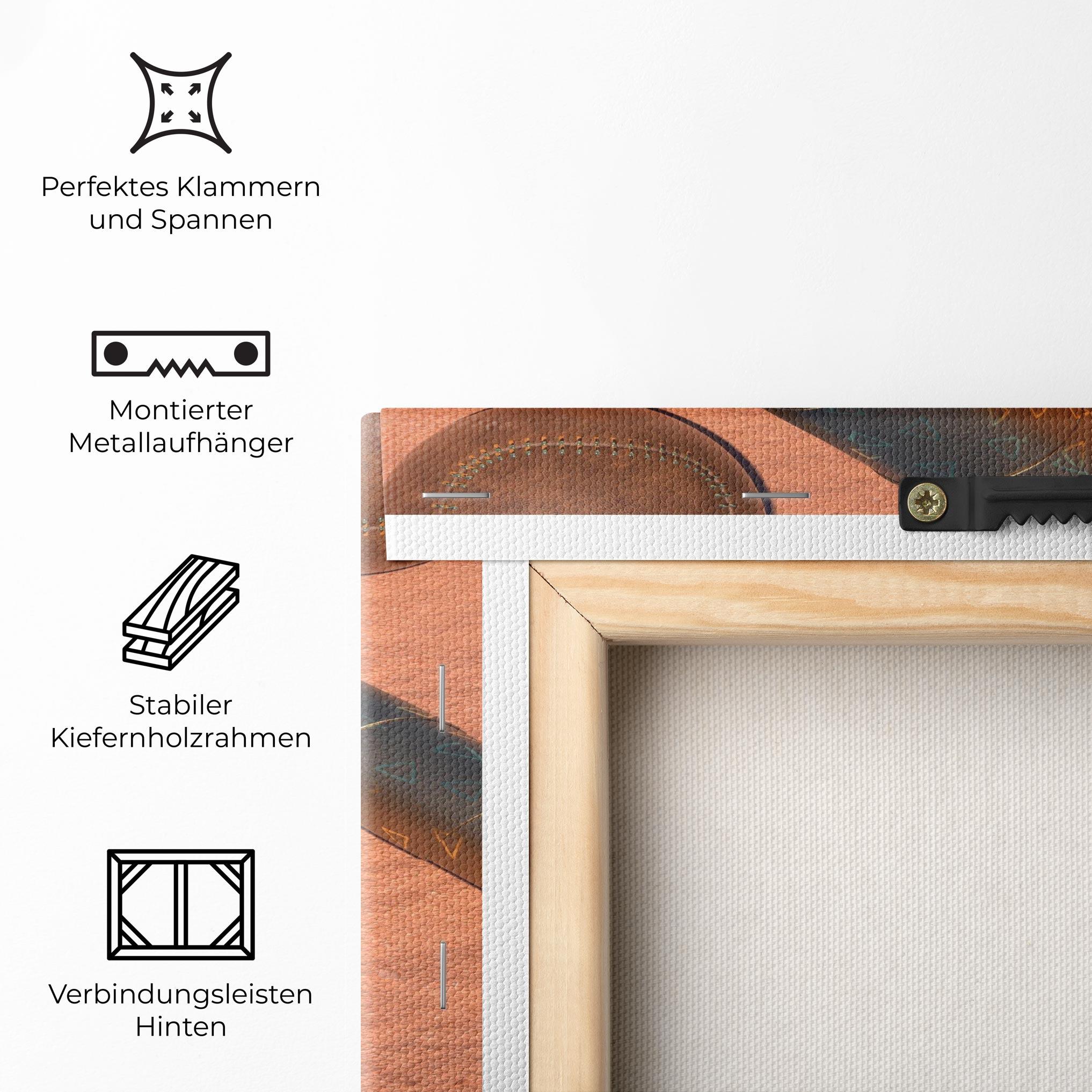 Leinwandbild Baseball Set On Send mockup 5