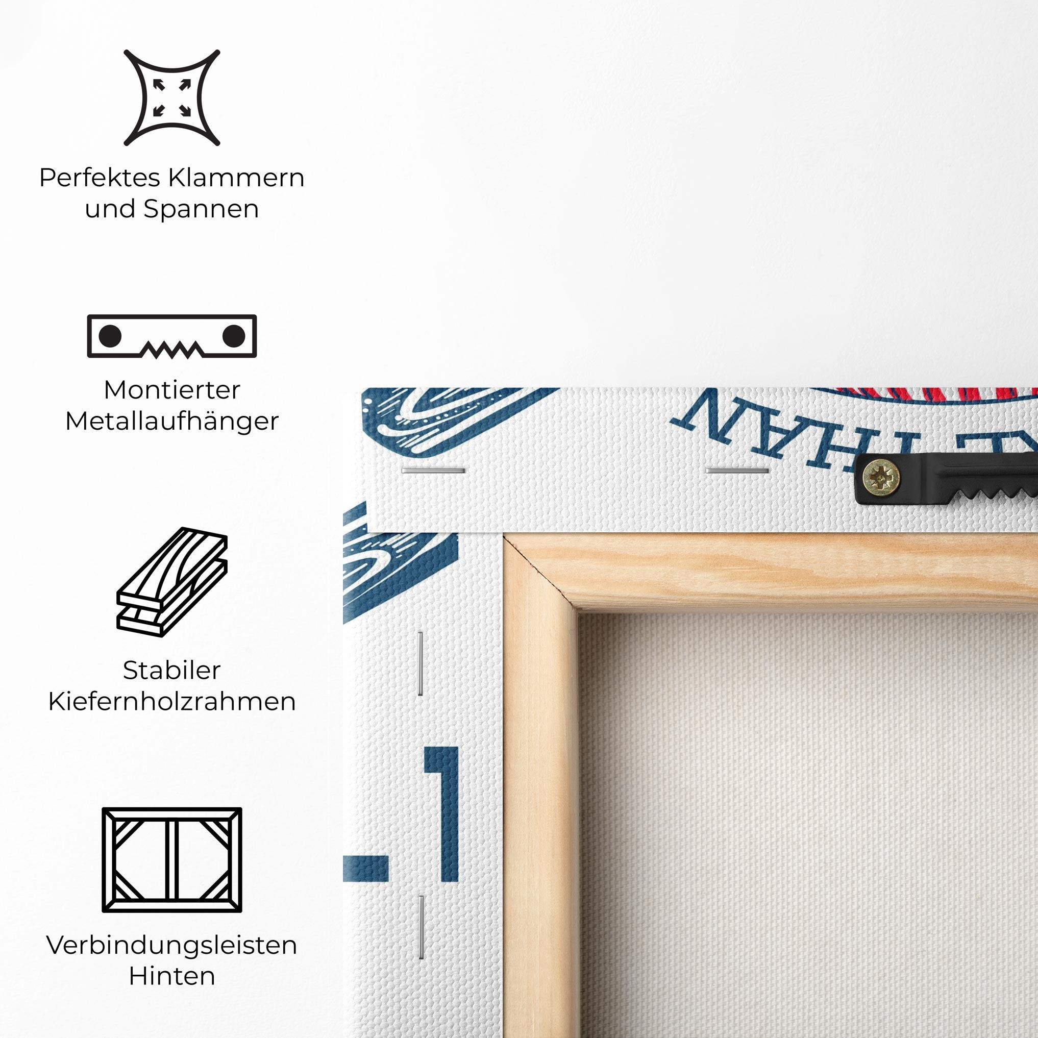 Leinwandbild Baseball Sport mockup 5