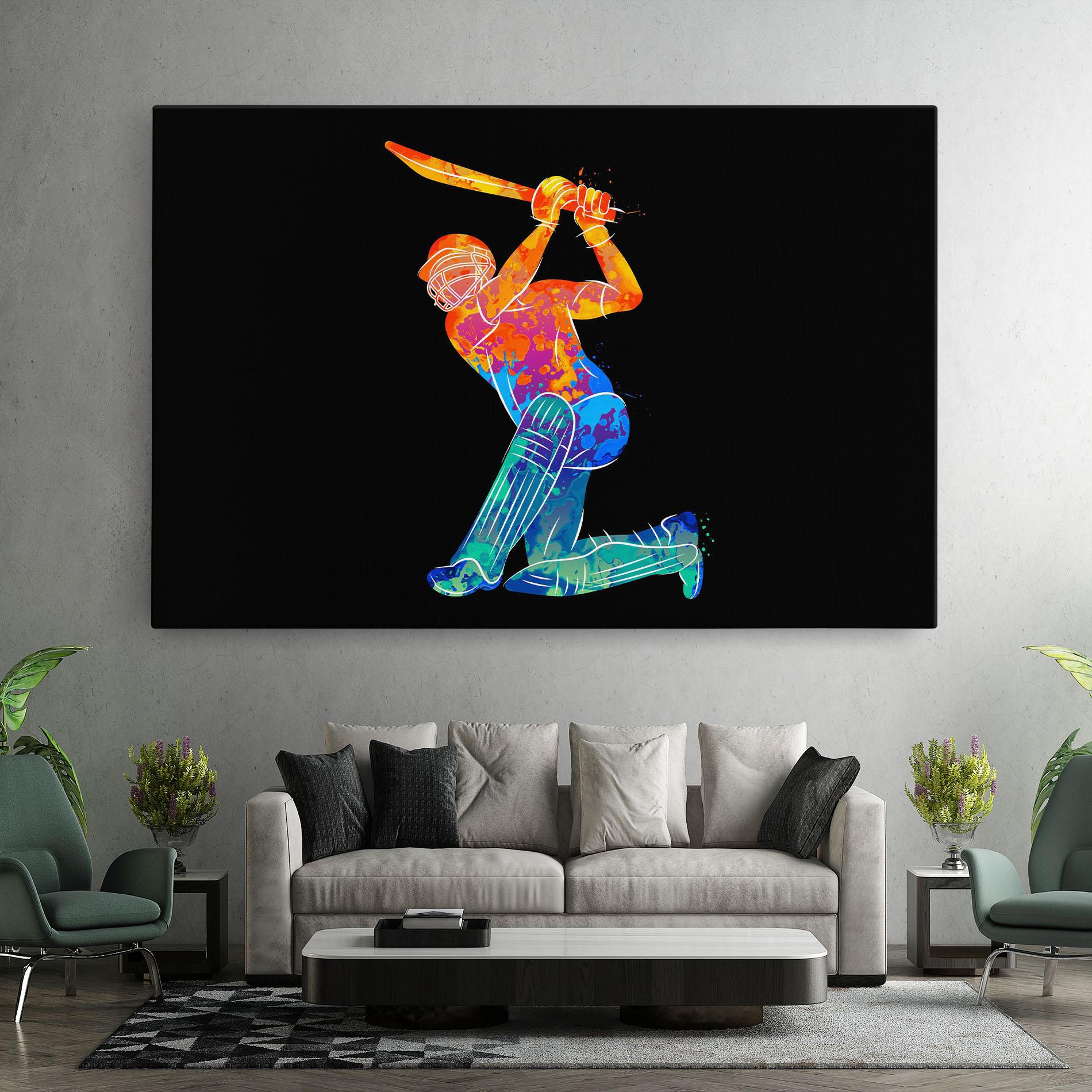 Leinwandbild Baseball Color Art mockup 7