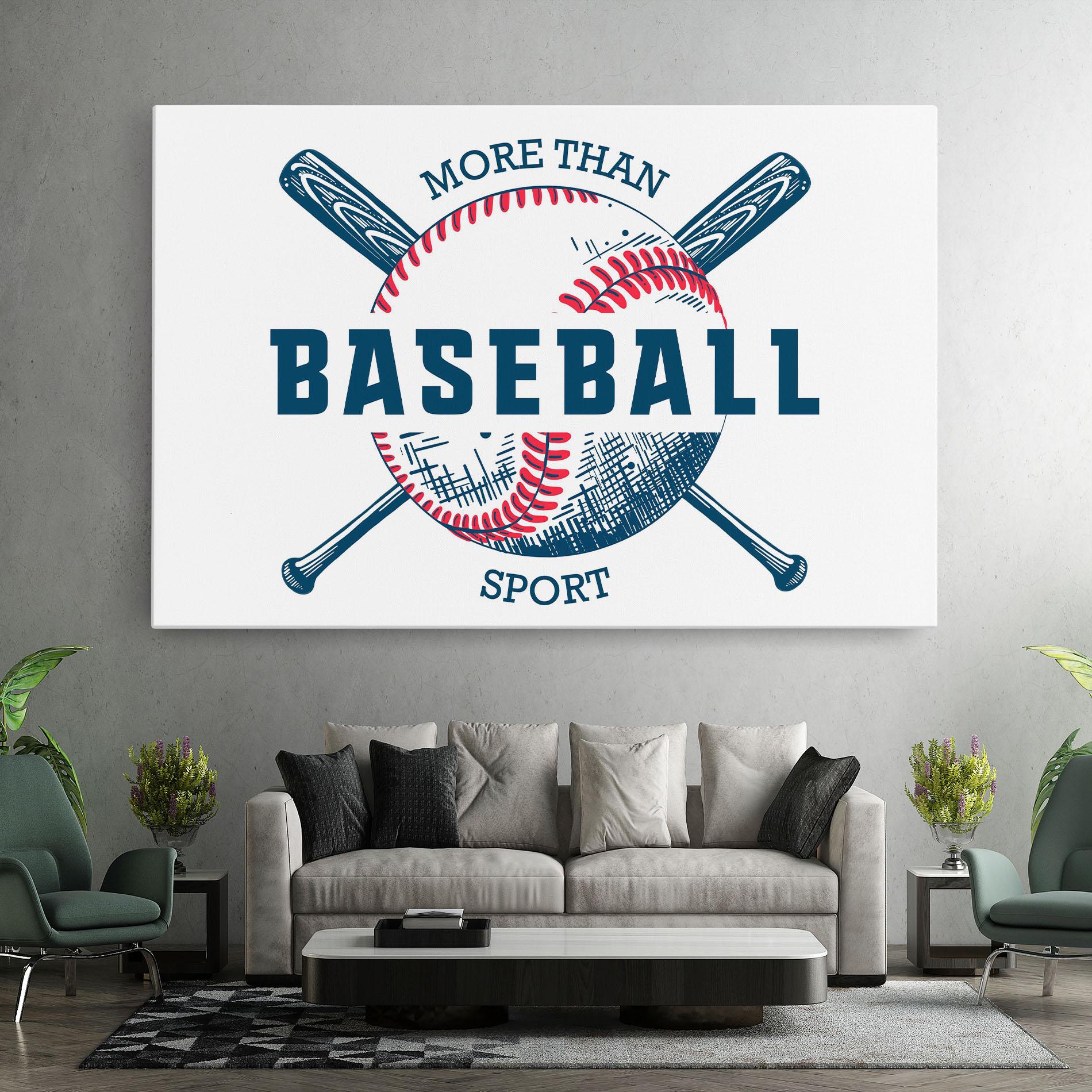 Leinwandbild Baseball Sport mockup 7