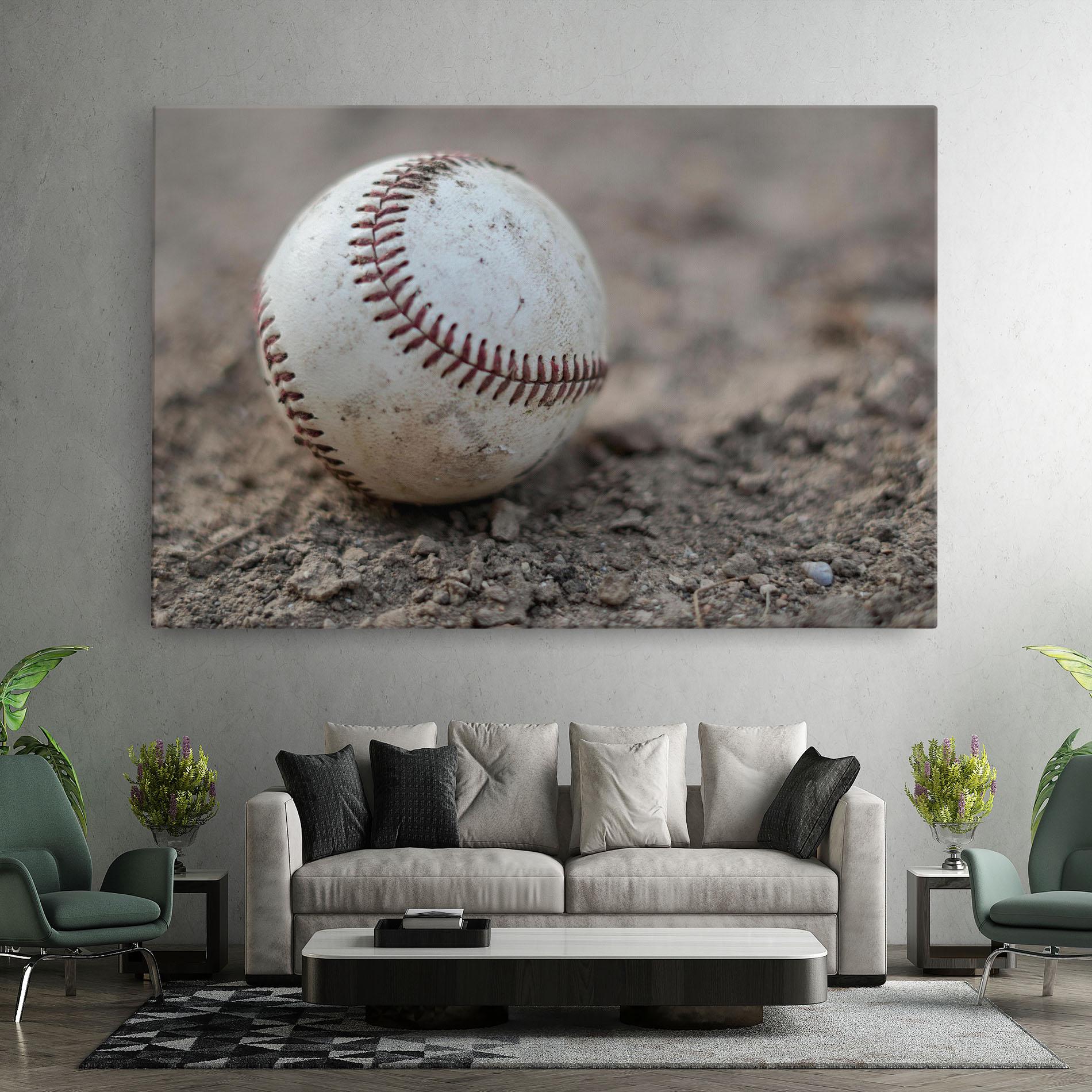 Leinwandbild Dusty Baseball Ball mockup 7