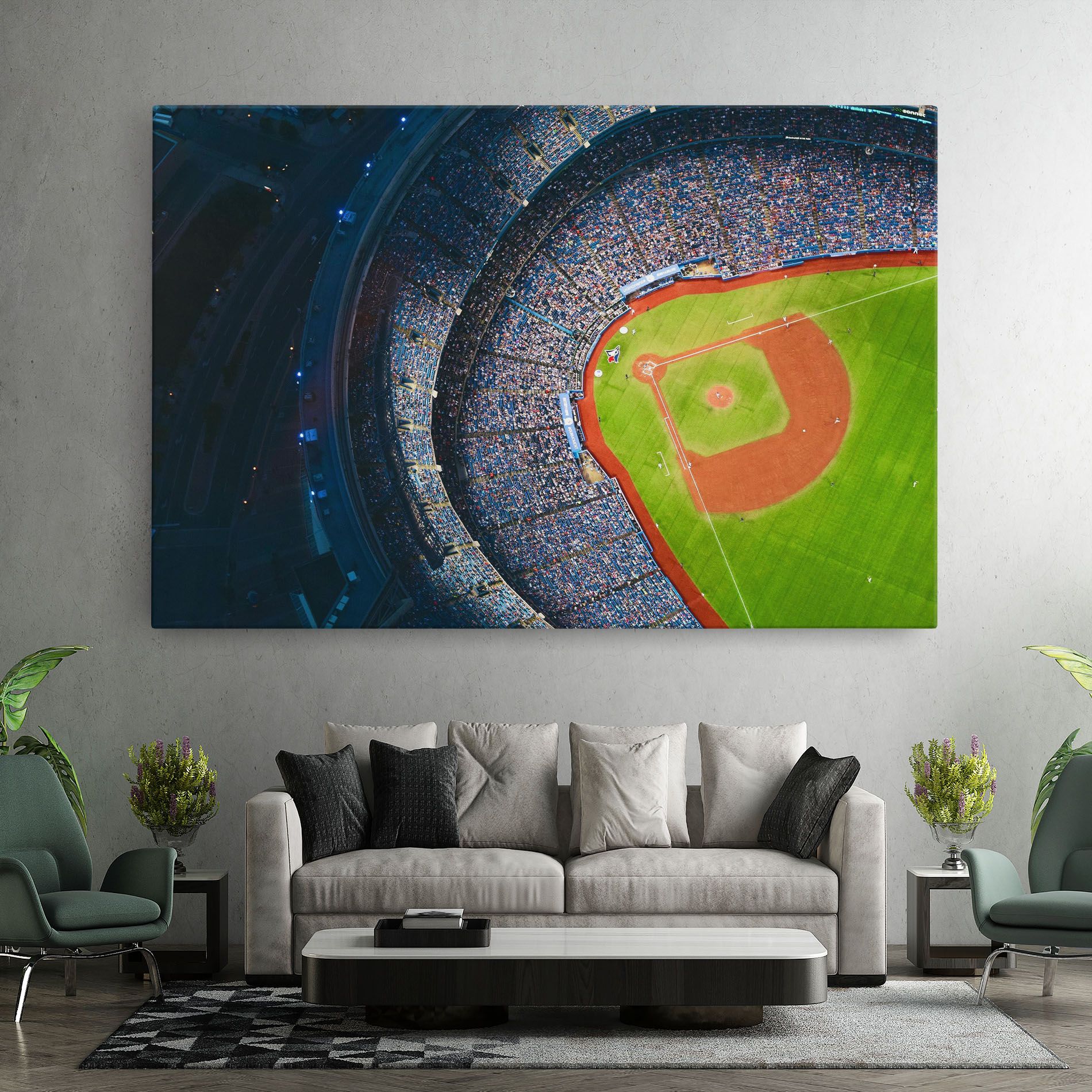 Green Baseball Field mockup 7