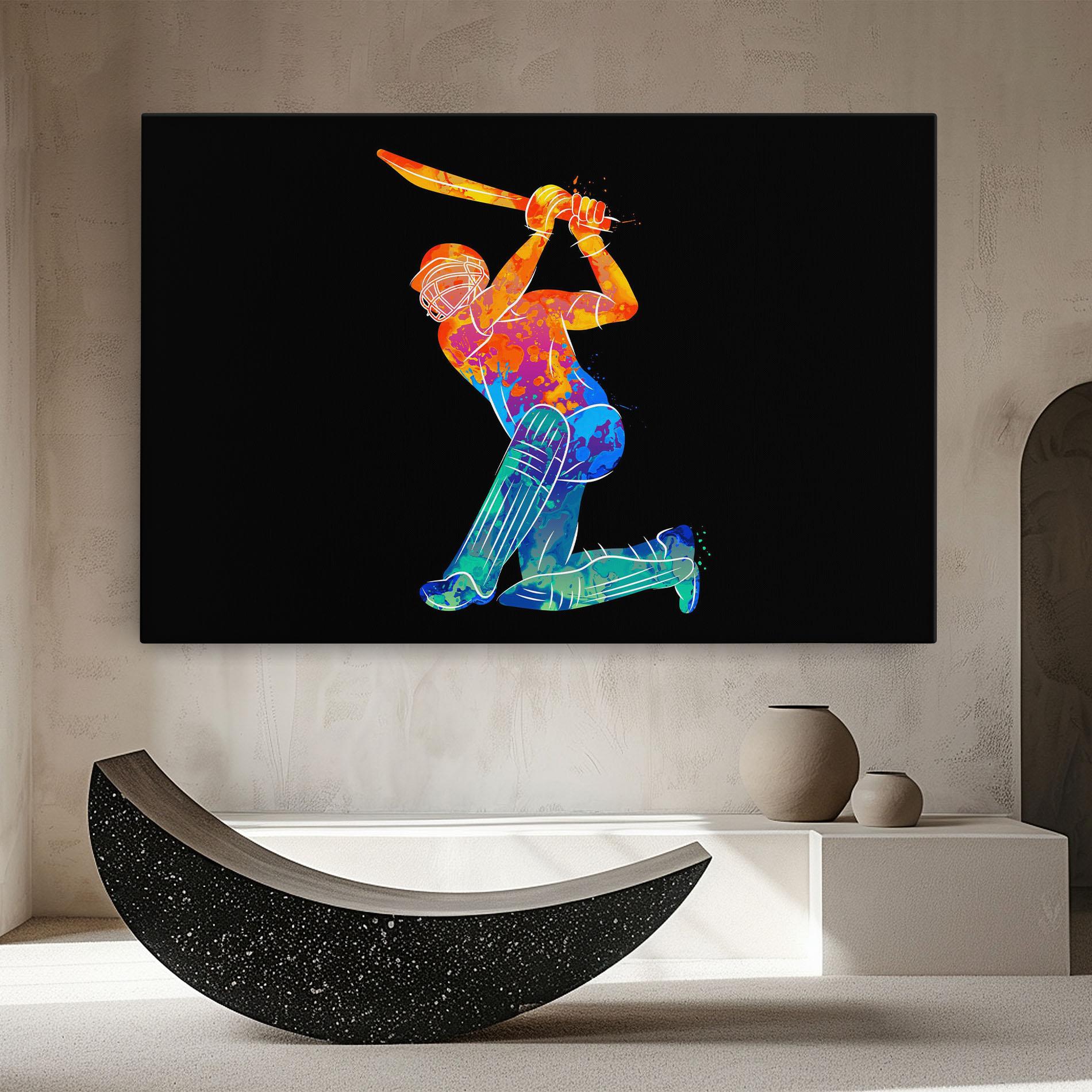 Leinwandbild Baseball Color Art mockup 8