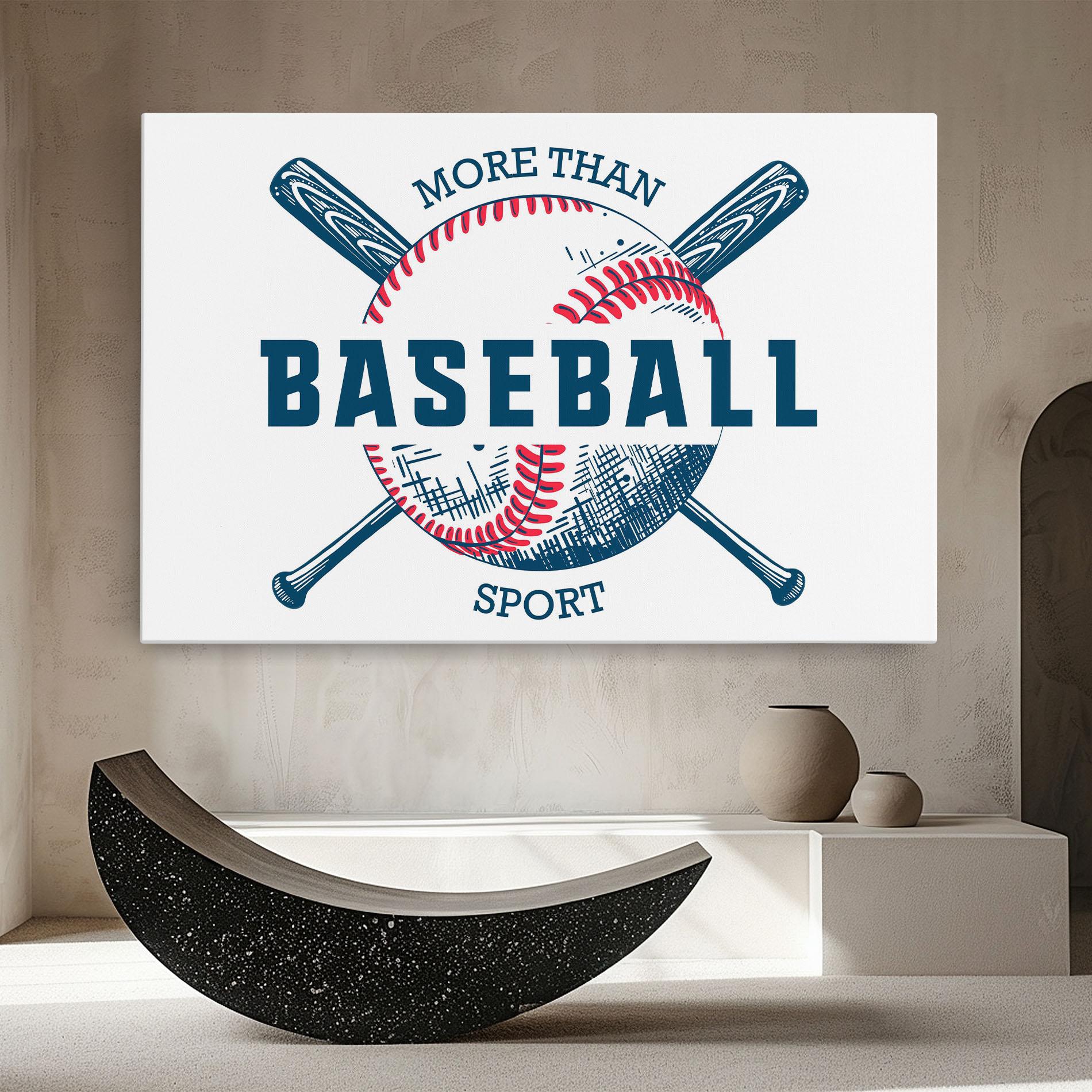 Leinwandbild Baseball Sport mockup 8