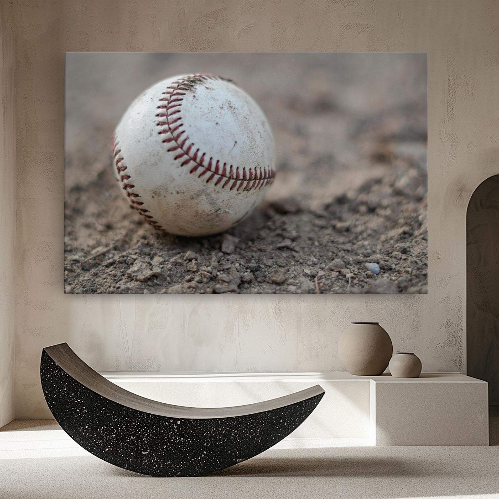 Leinwandbild Dusty Baseball Ball mockup 8
