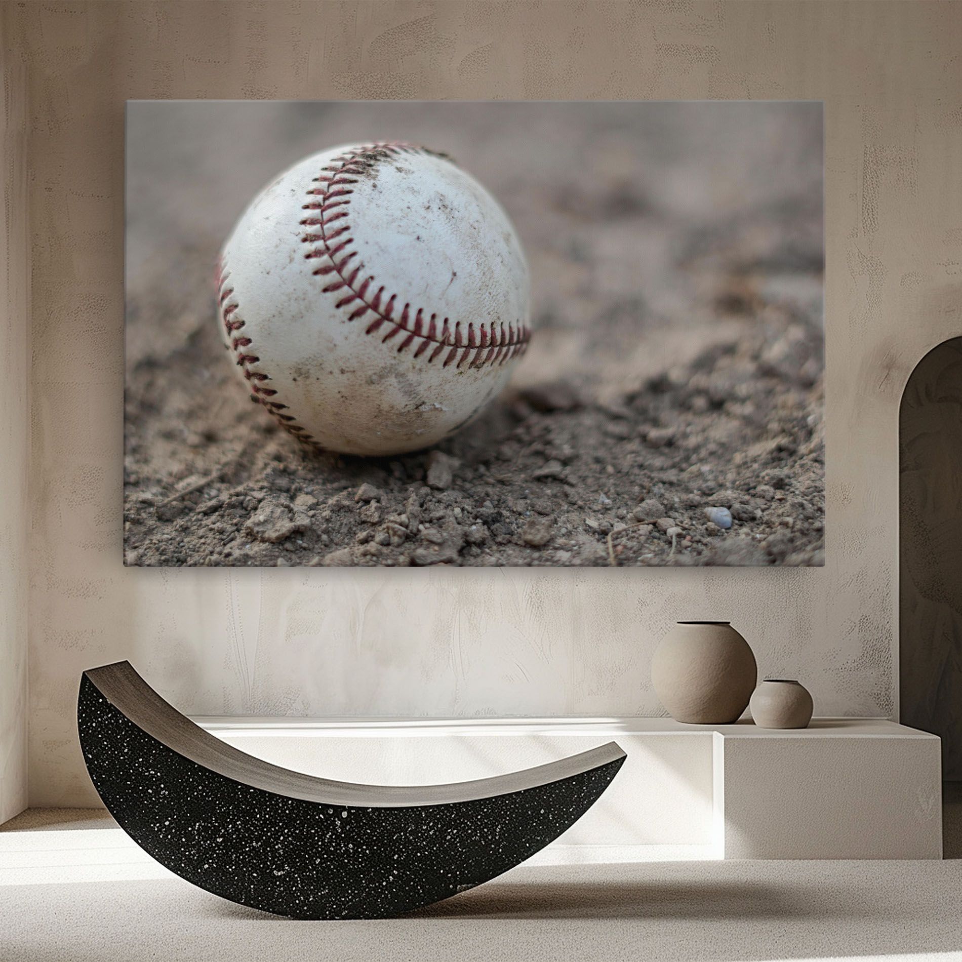 Dusty Baseball Ball mockup 8