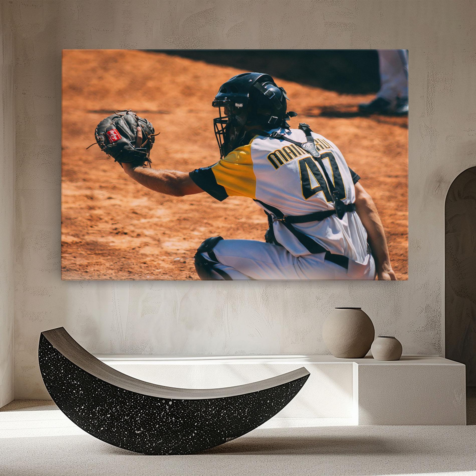 Leinwandbild Number 47 Baseball mockup 8