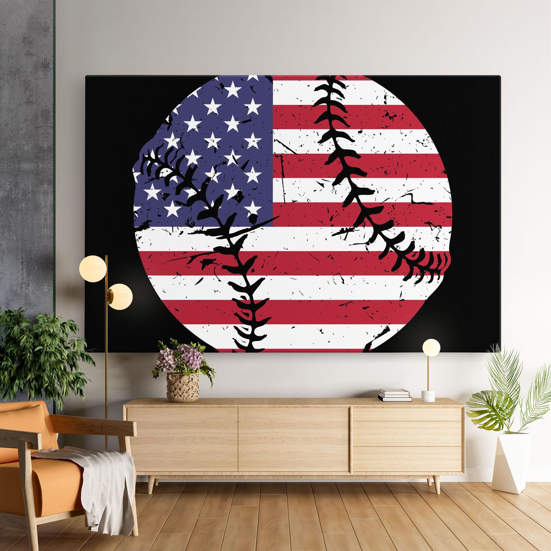 Leinwandbild Baseball Usa mockup 9