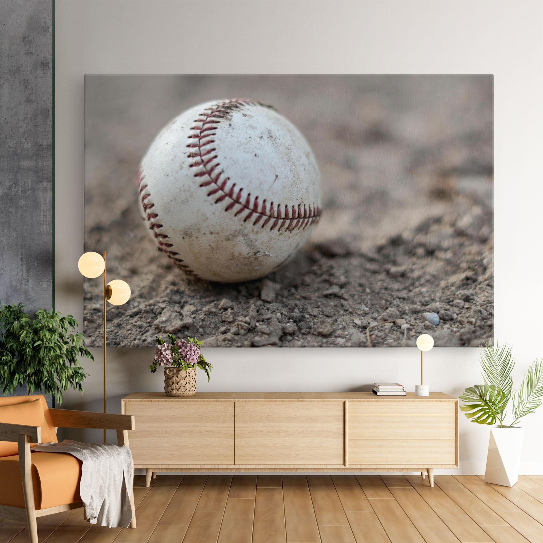 Leinwandbild Dusty Baseball Ball mockup 9