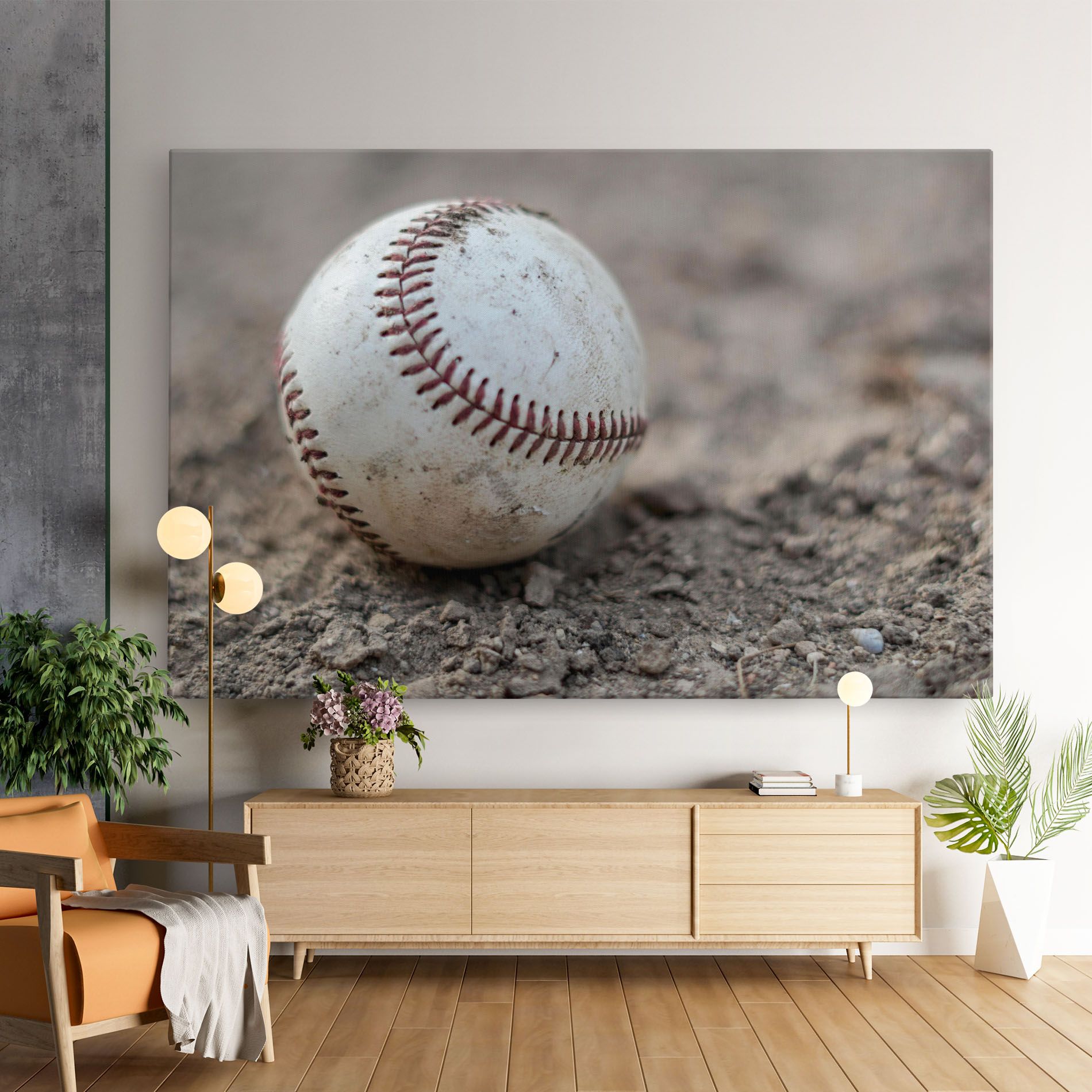 Dusty Baseball Ball mockup 9
