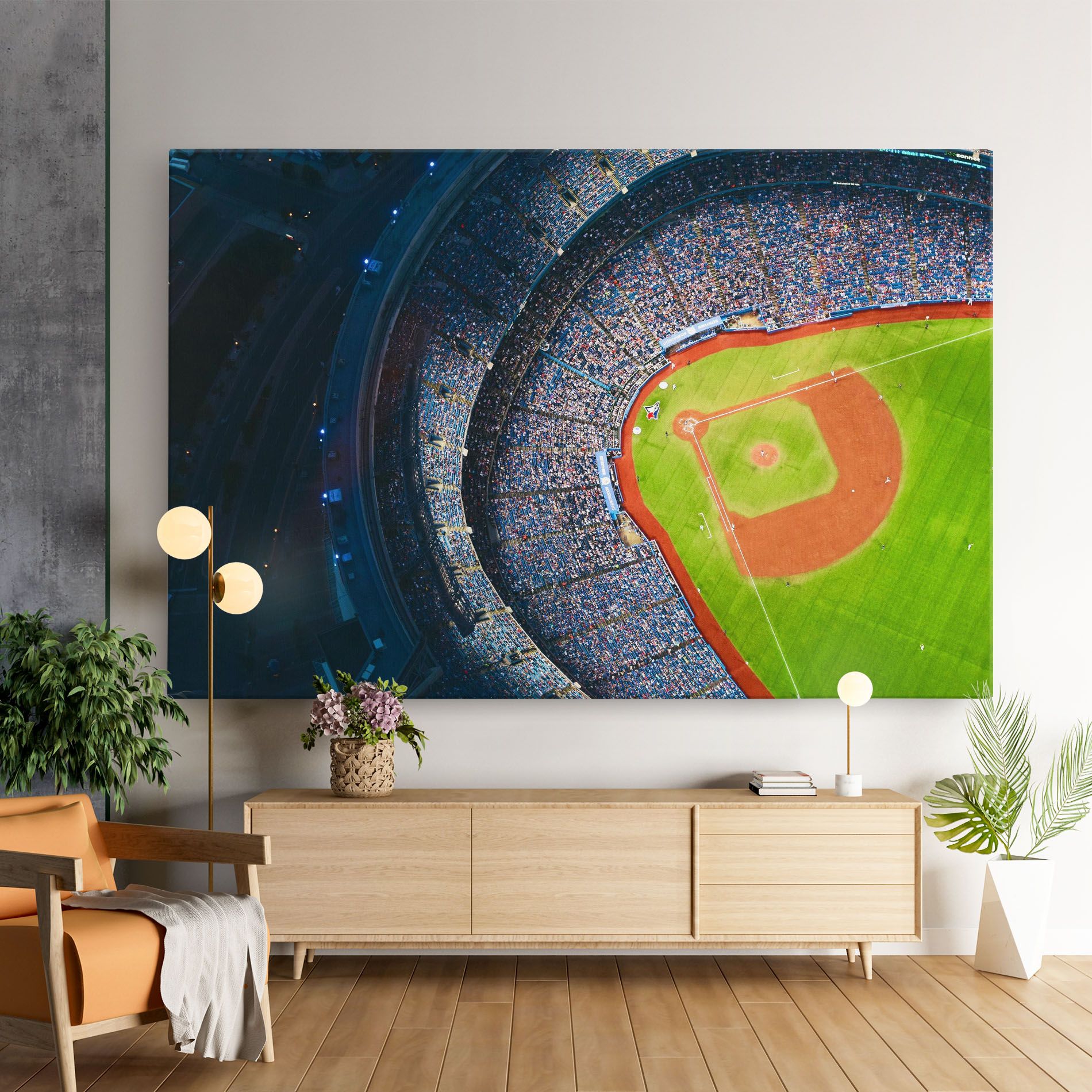 Green Baseball Field mockup 9