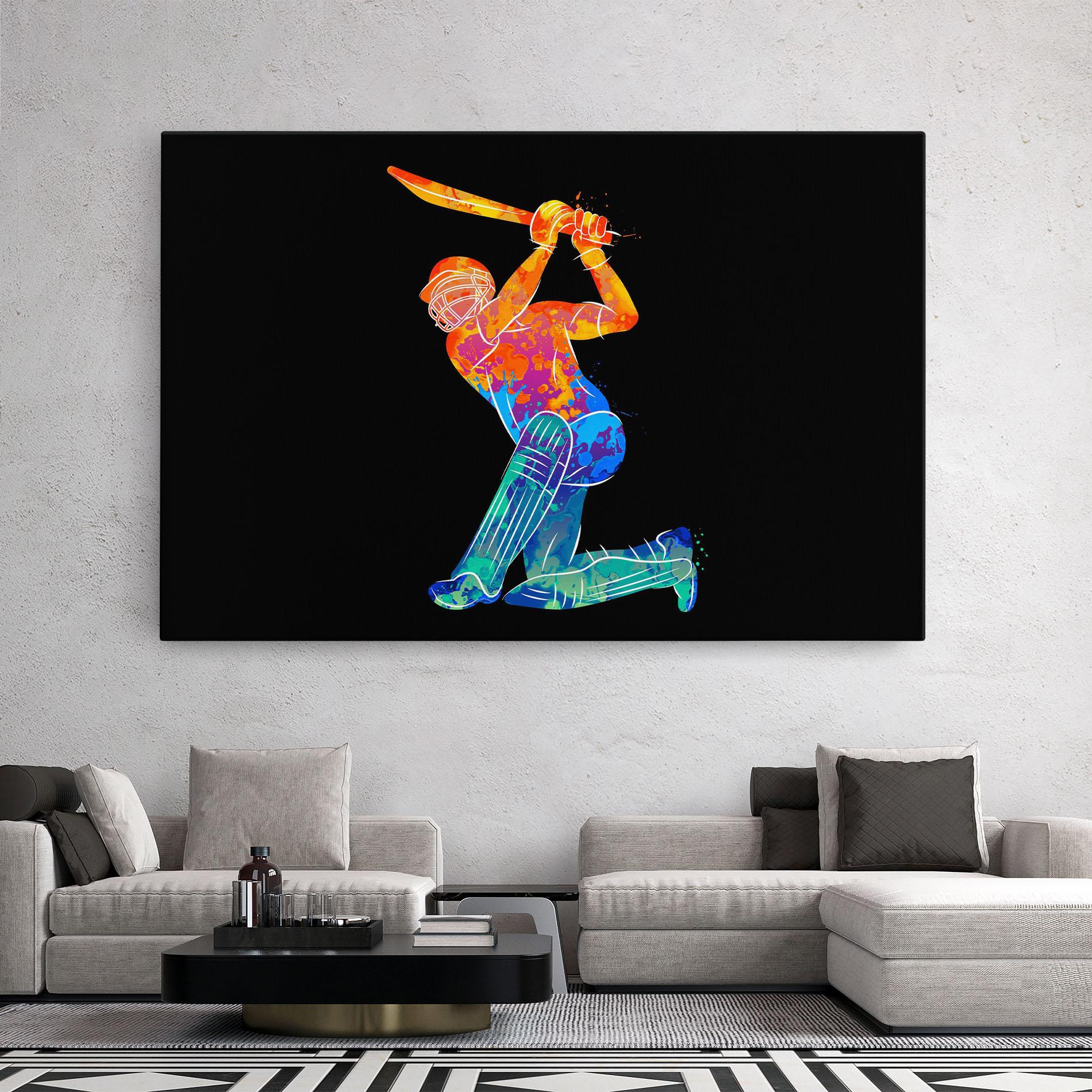 Leinwandbild Baseball Color Art mockup 2