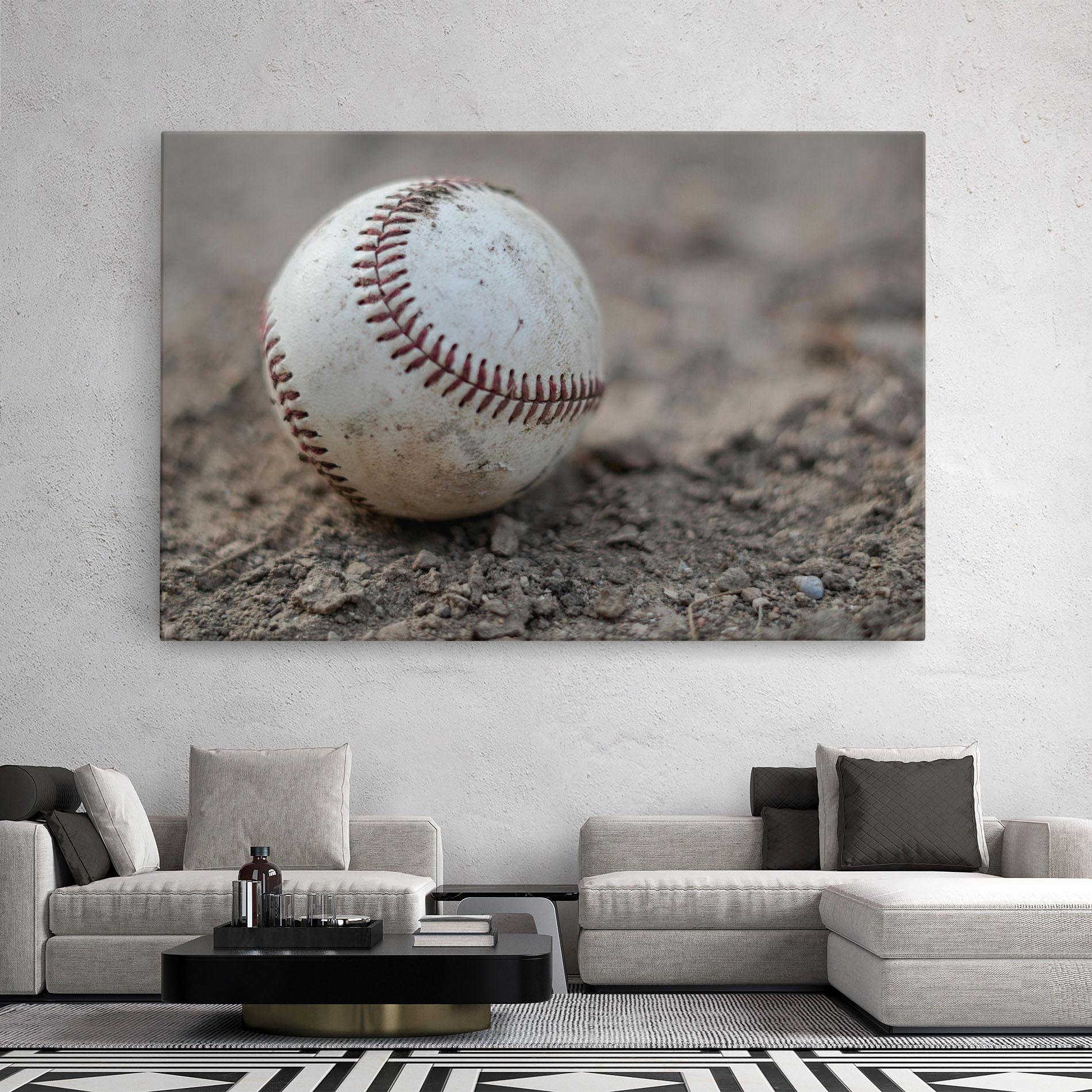 Leinwandbild Dusty Baseball Ball mockup 2