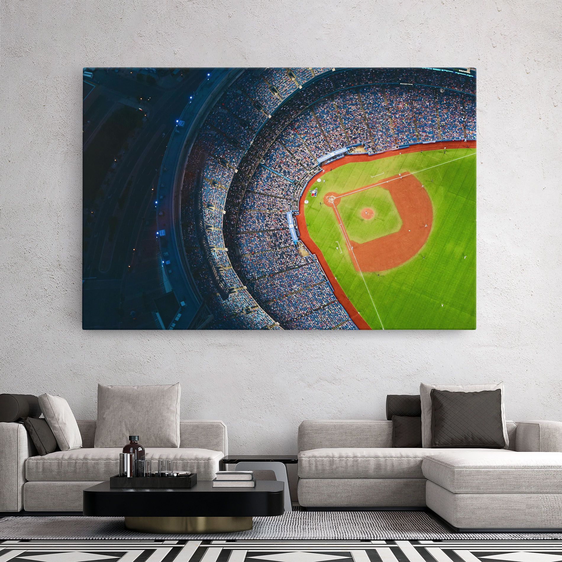 Green Baseball Field mockup 2