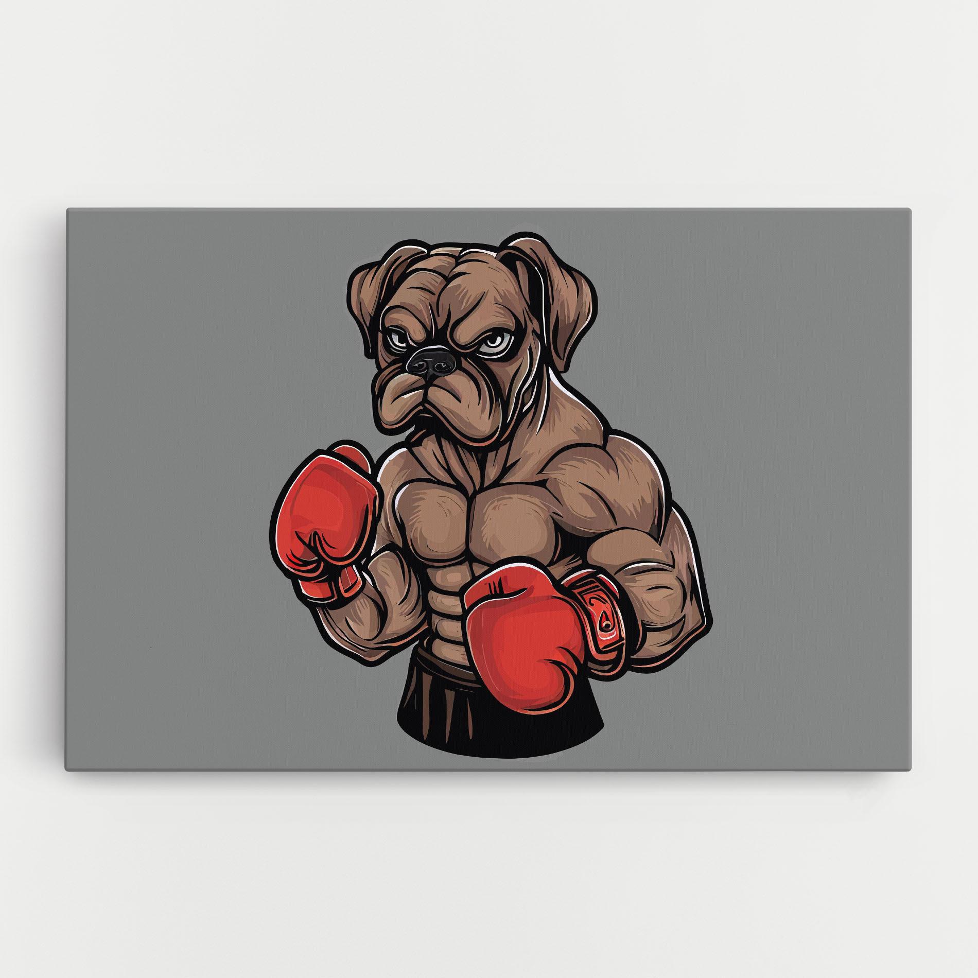 Leinwandbild Boxer Dog mockup 0