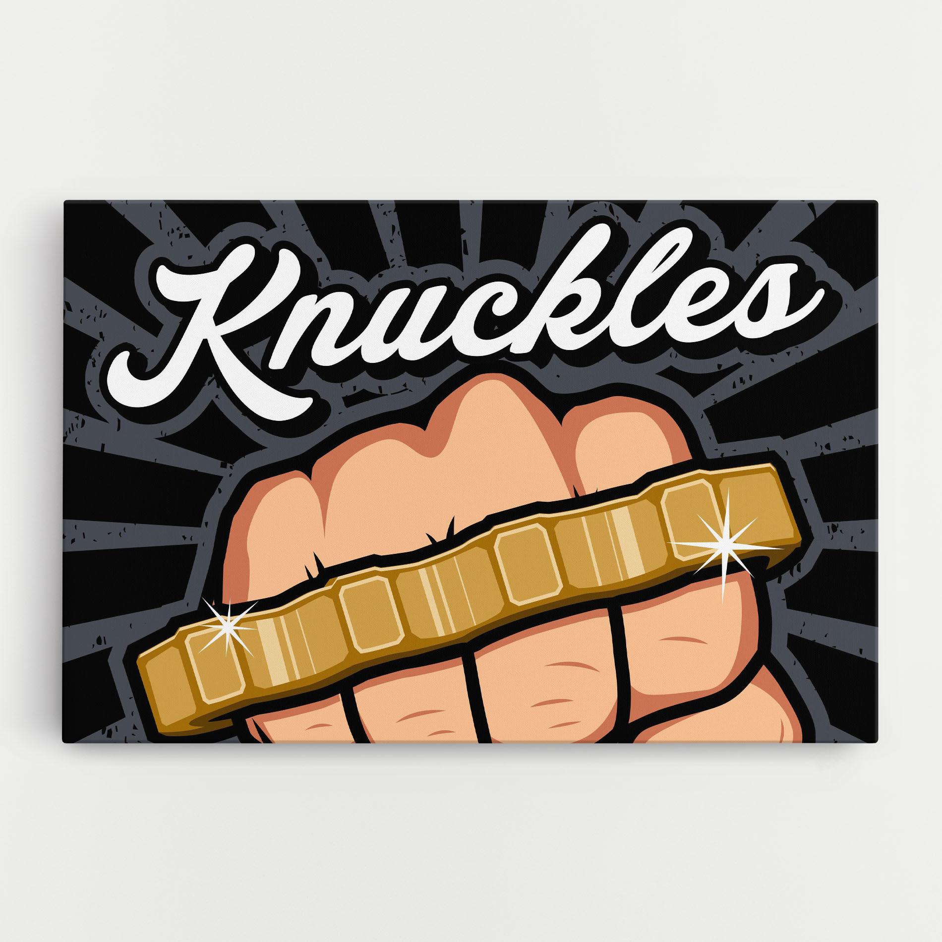 Leinwandbild Knuckles mockup 0