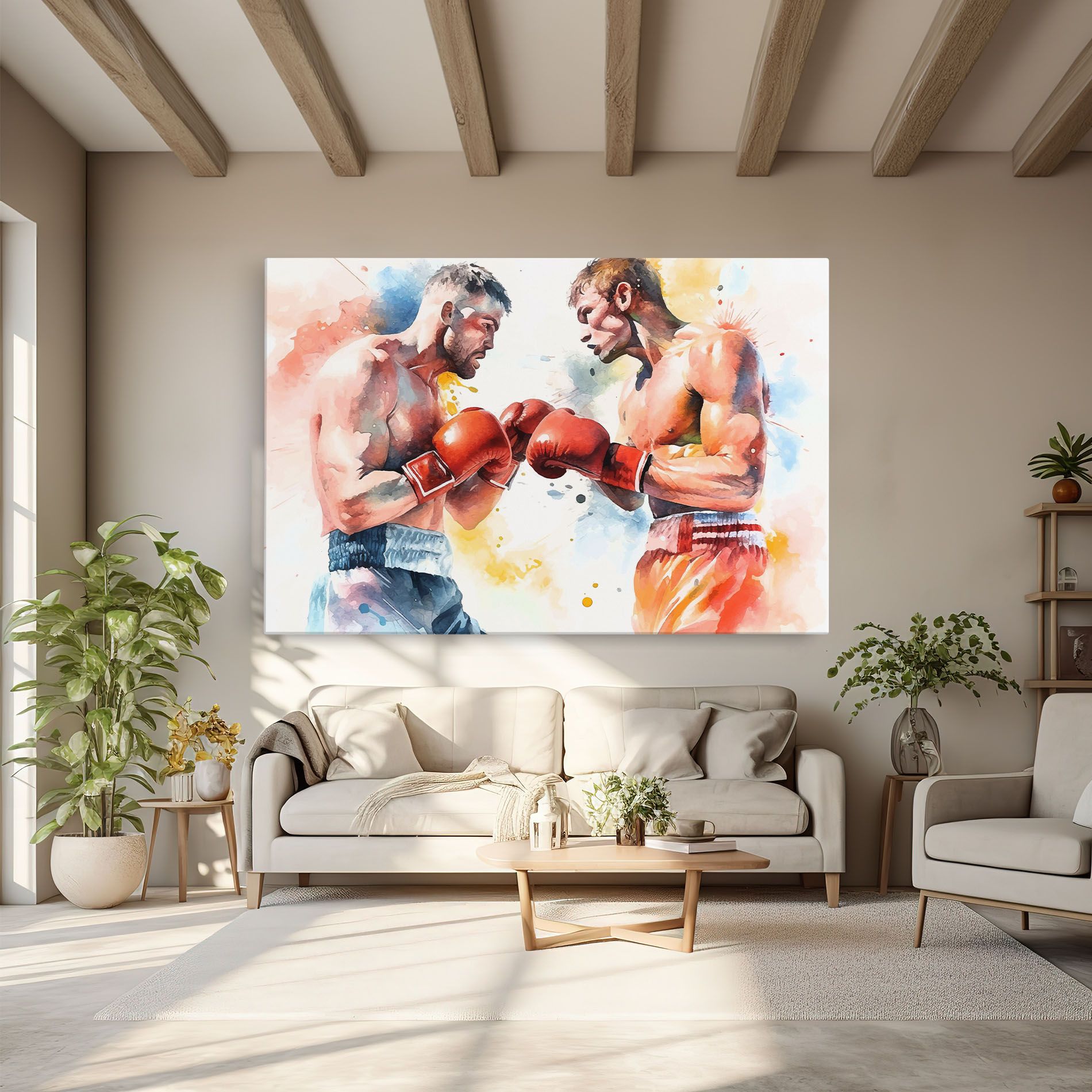Boxing Match Art mockup 6