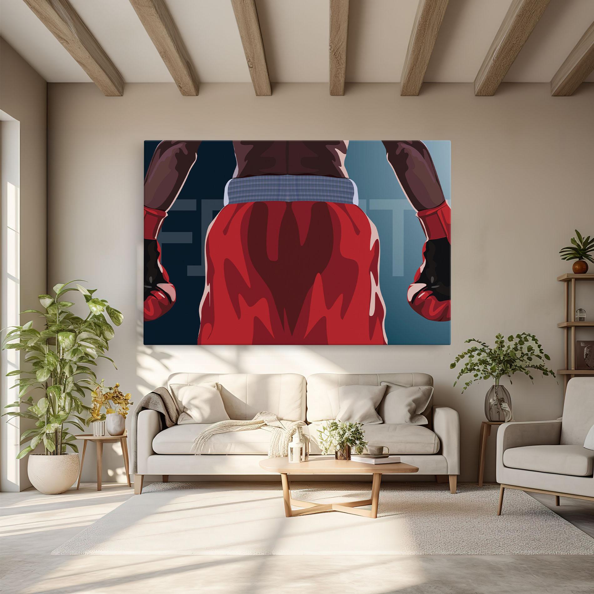 Leinwandbild Fight Box mockup 6