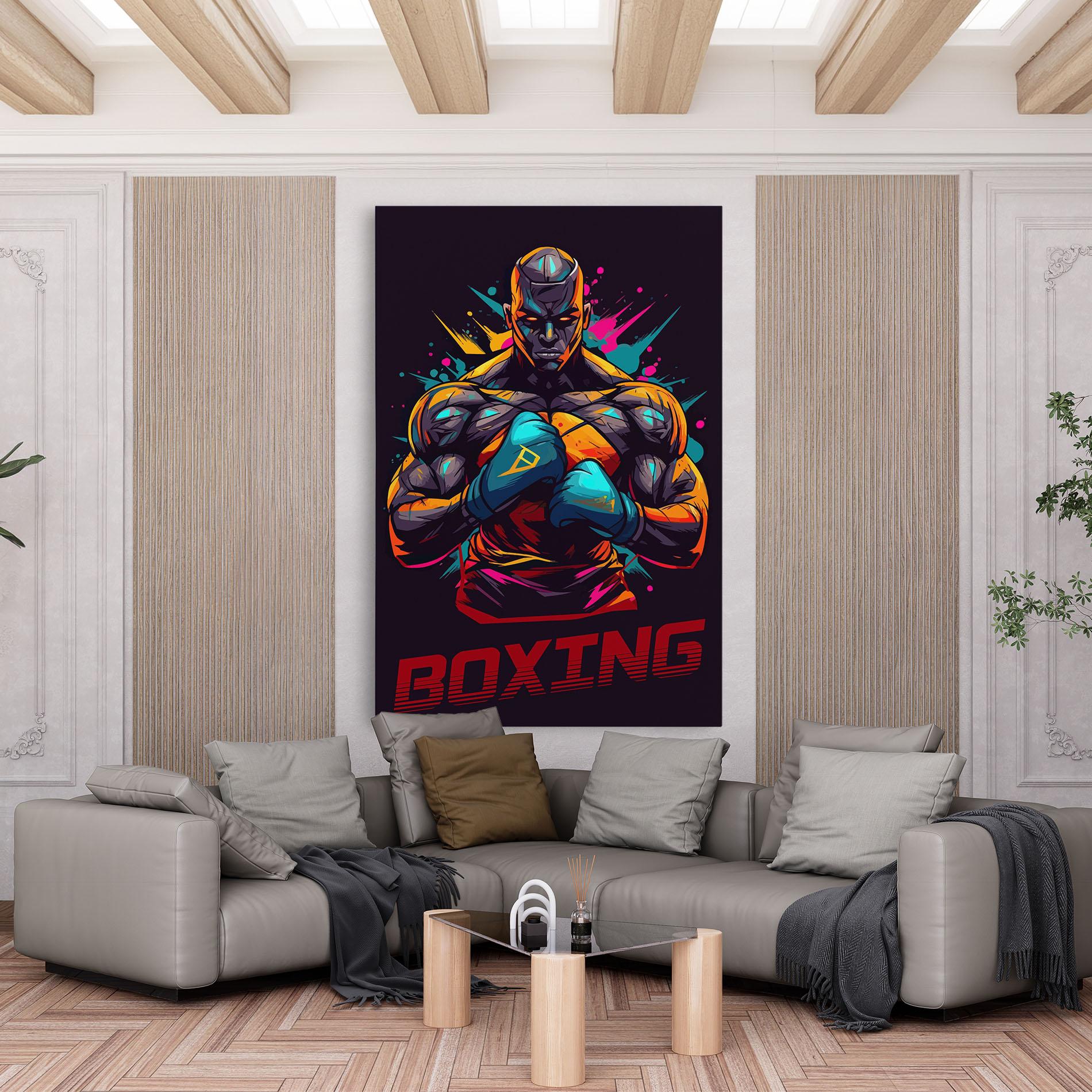 Leinwandbild Boxing Strong mockup 6