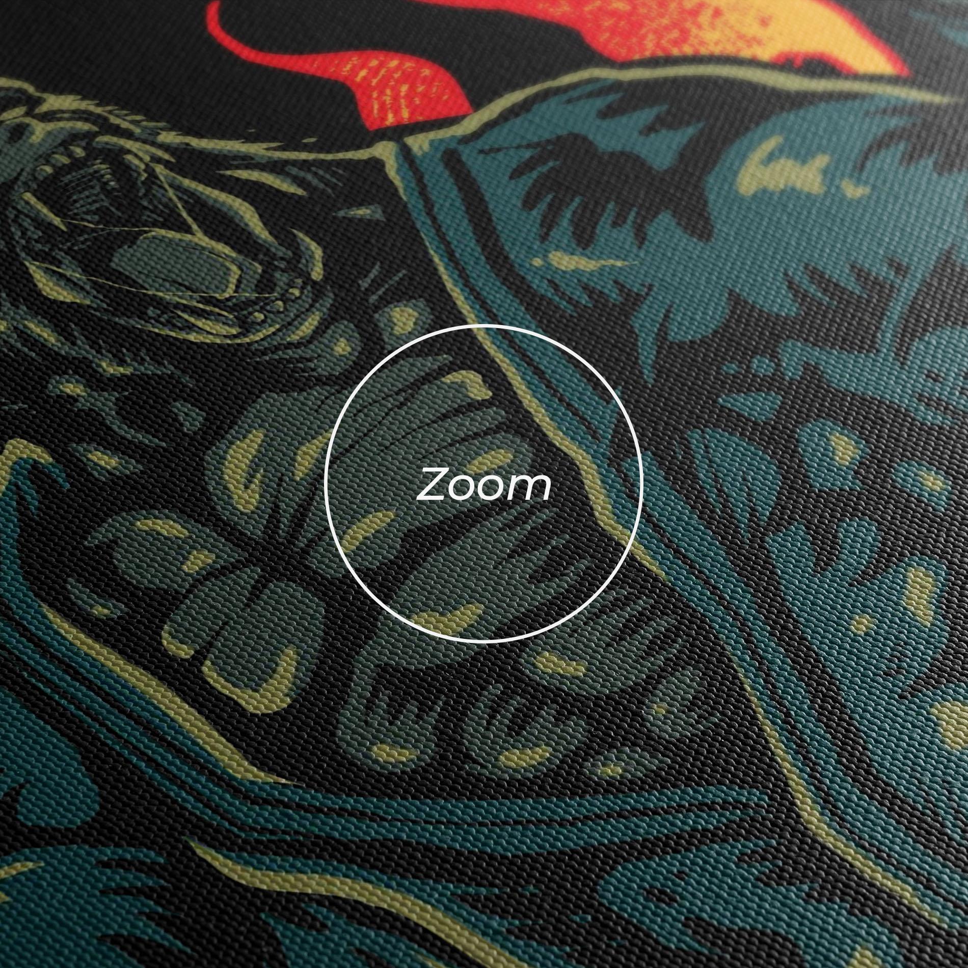 Leinwandbild Gorilla Box Fighter mockup 3