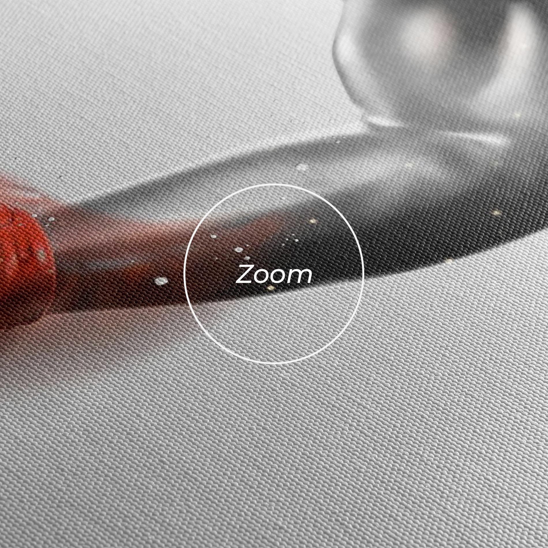 Leinwandbild Red Smoke Box mockup 3