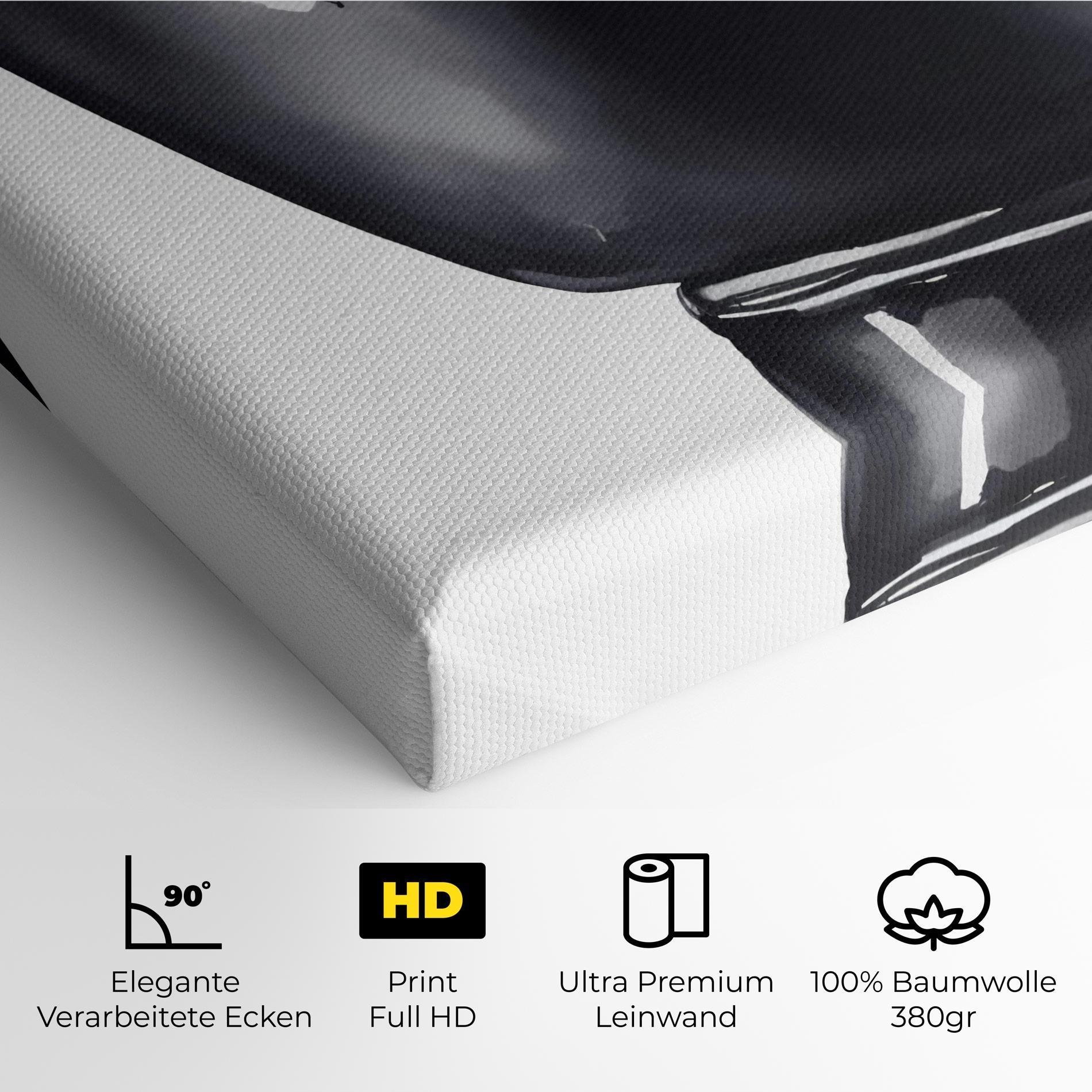 Leinwandbild Black Box Glove mockup 4